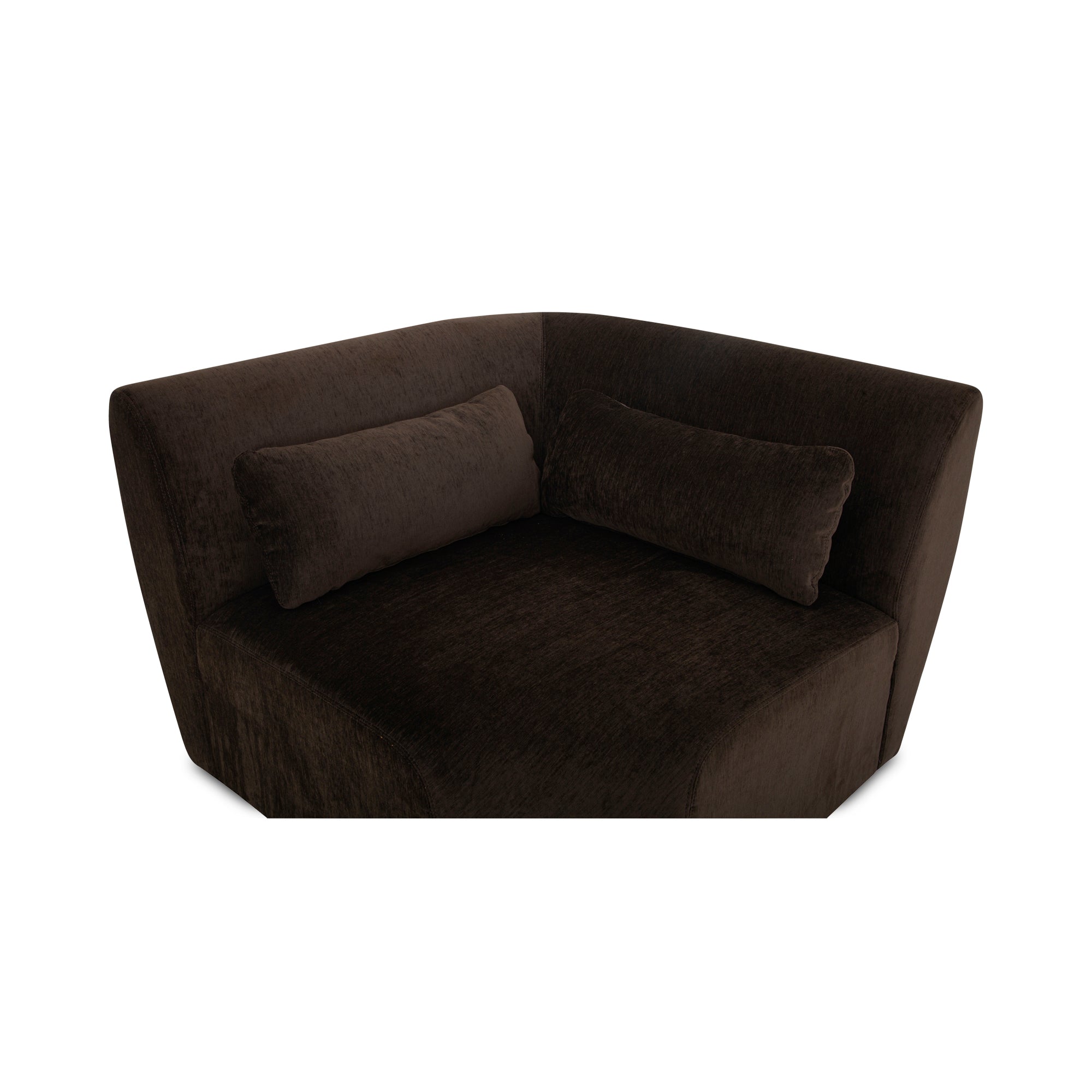 Amelia Corner Chair Espresso - Central Designs