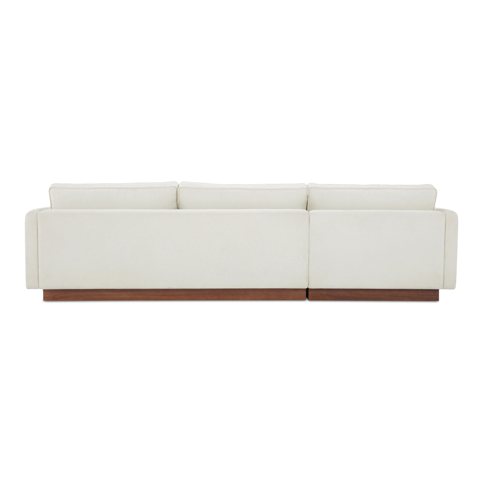 Vernon Left Sectional White - Central Designs