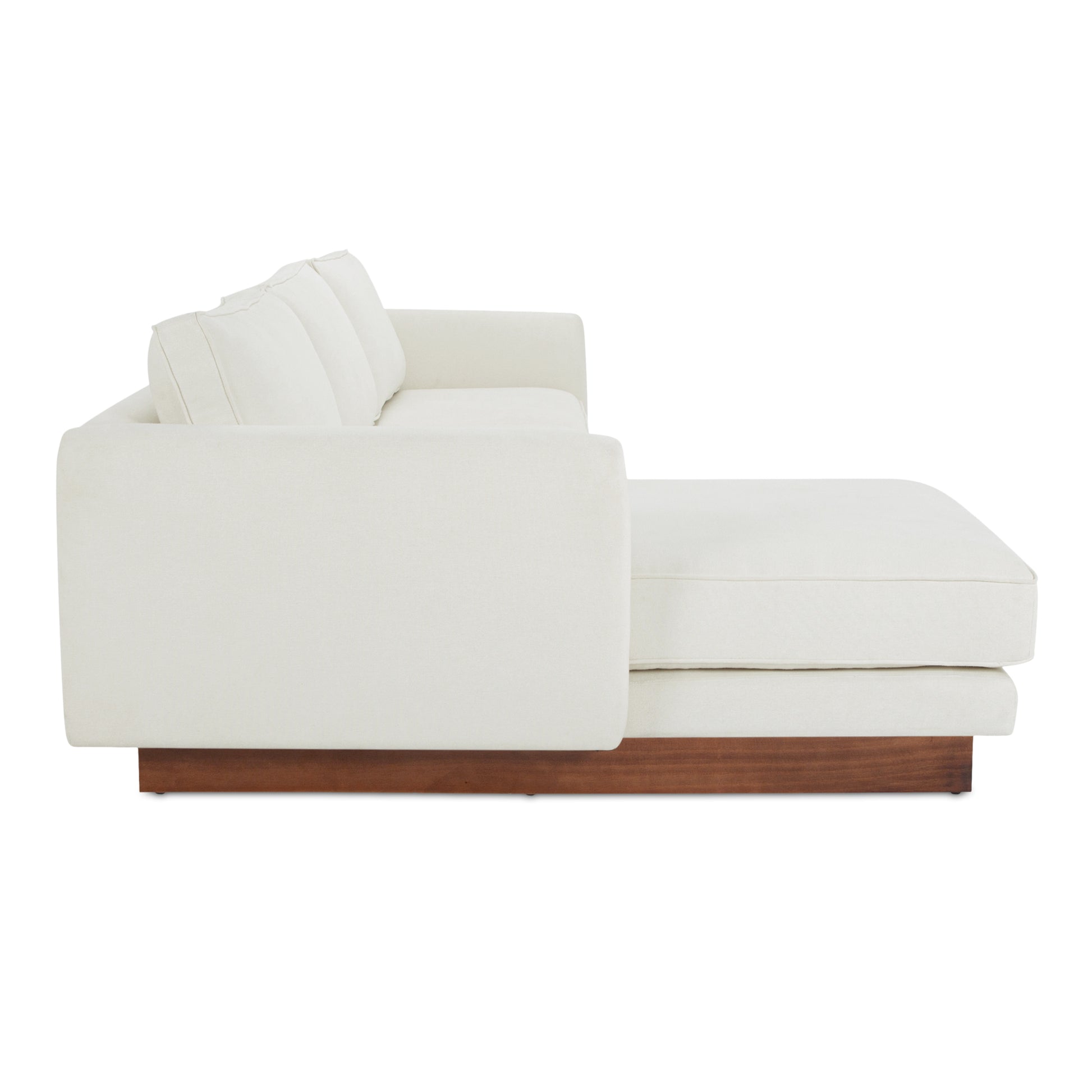 Vernon Left Sectional White - Central Designs
