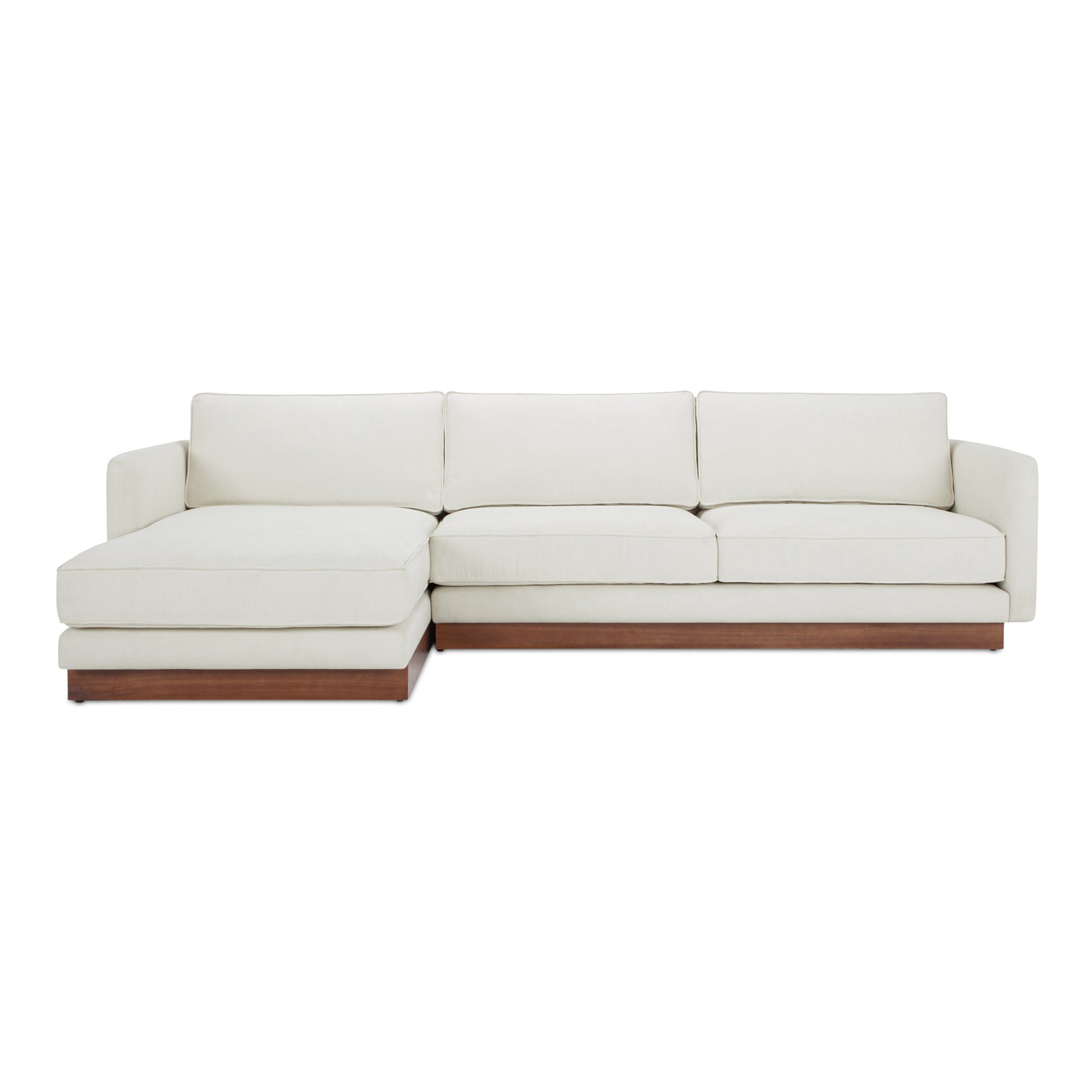 Vernon Left Sectional White - Central Designs