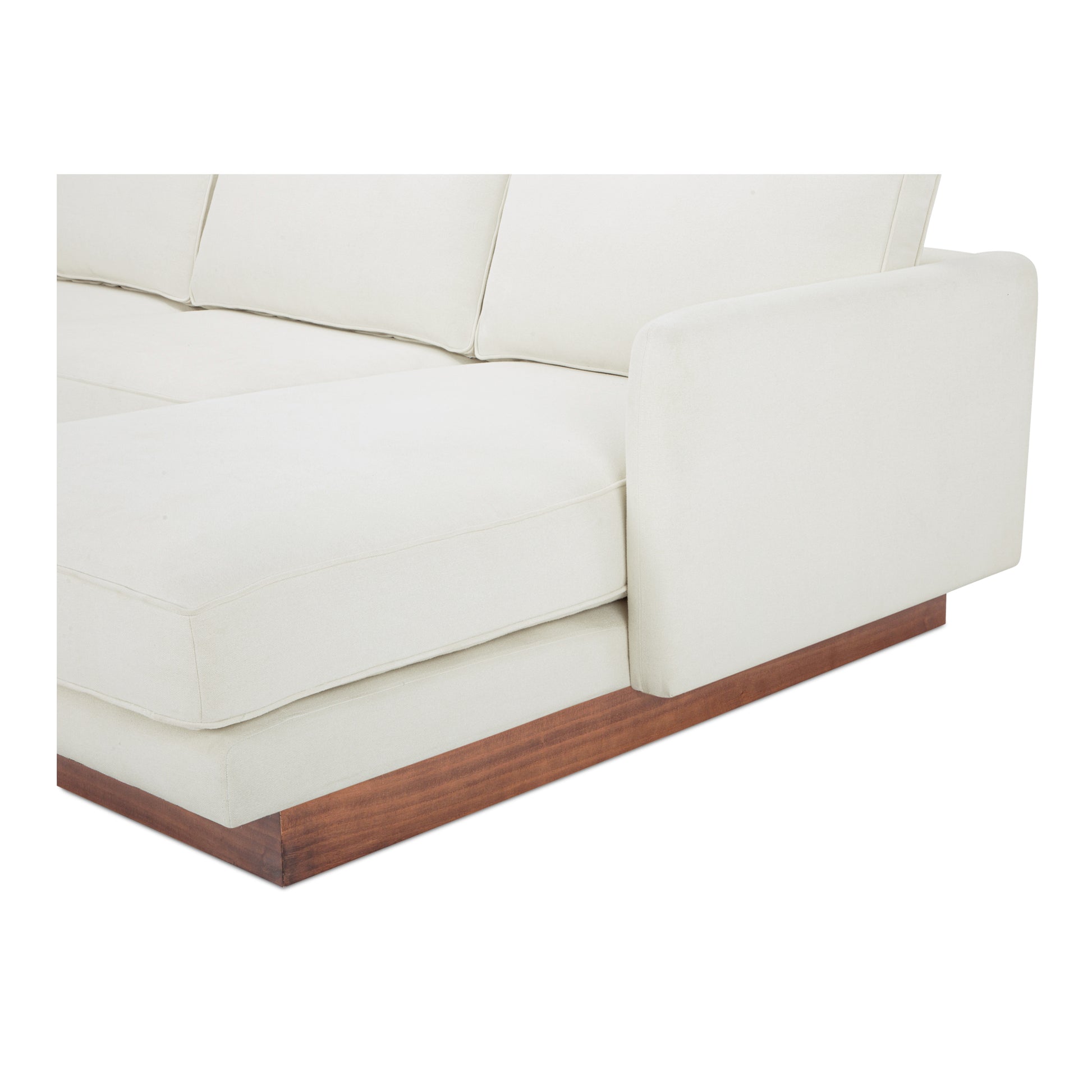 Vernon Right Sectional White - Central Designs