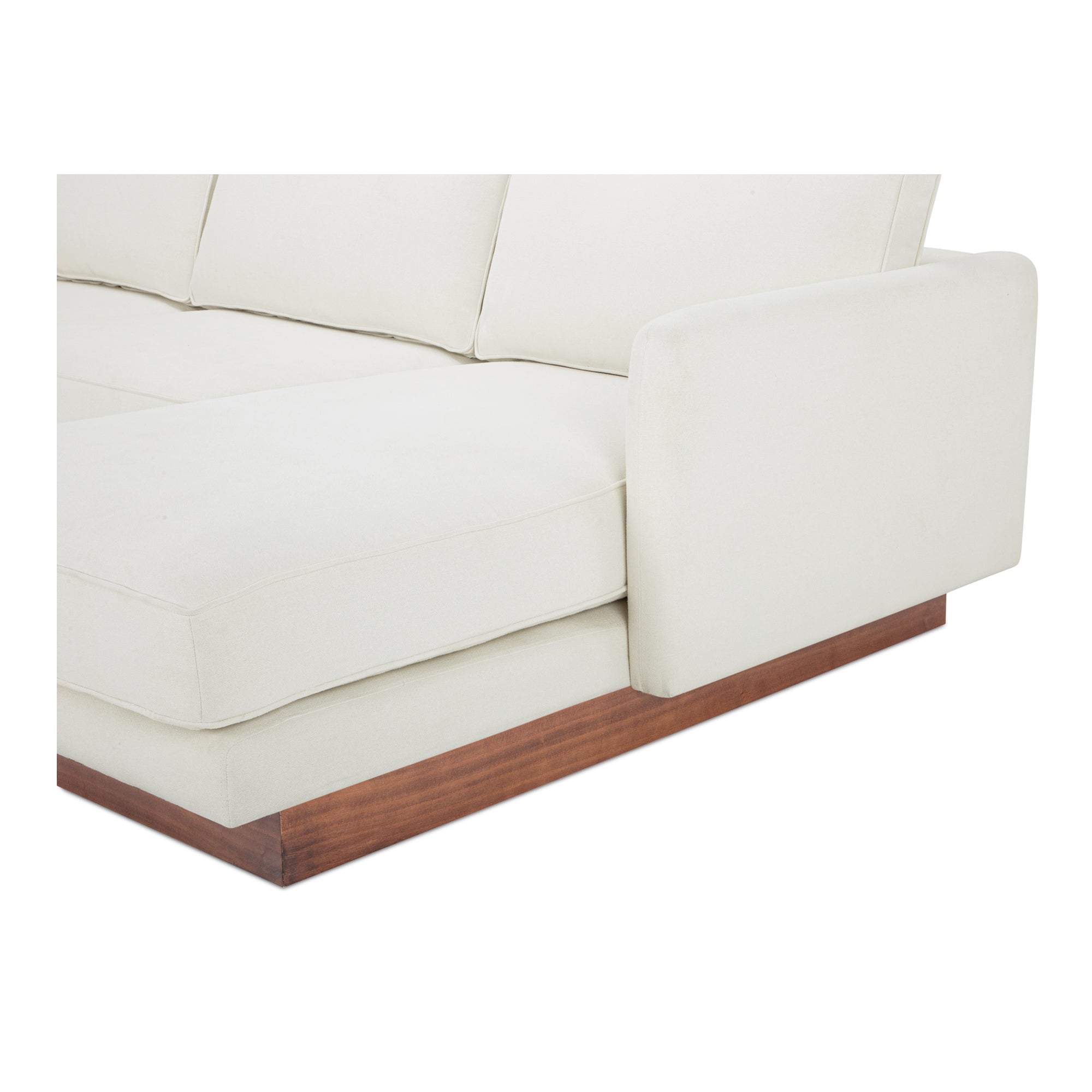 Vernon Right Sectional White - Central Designs