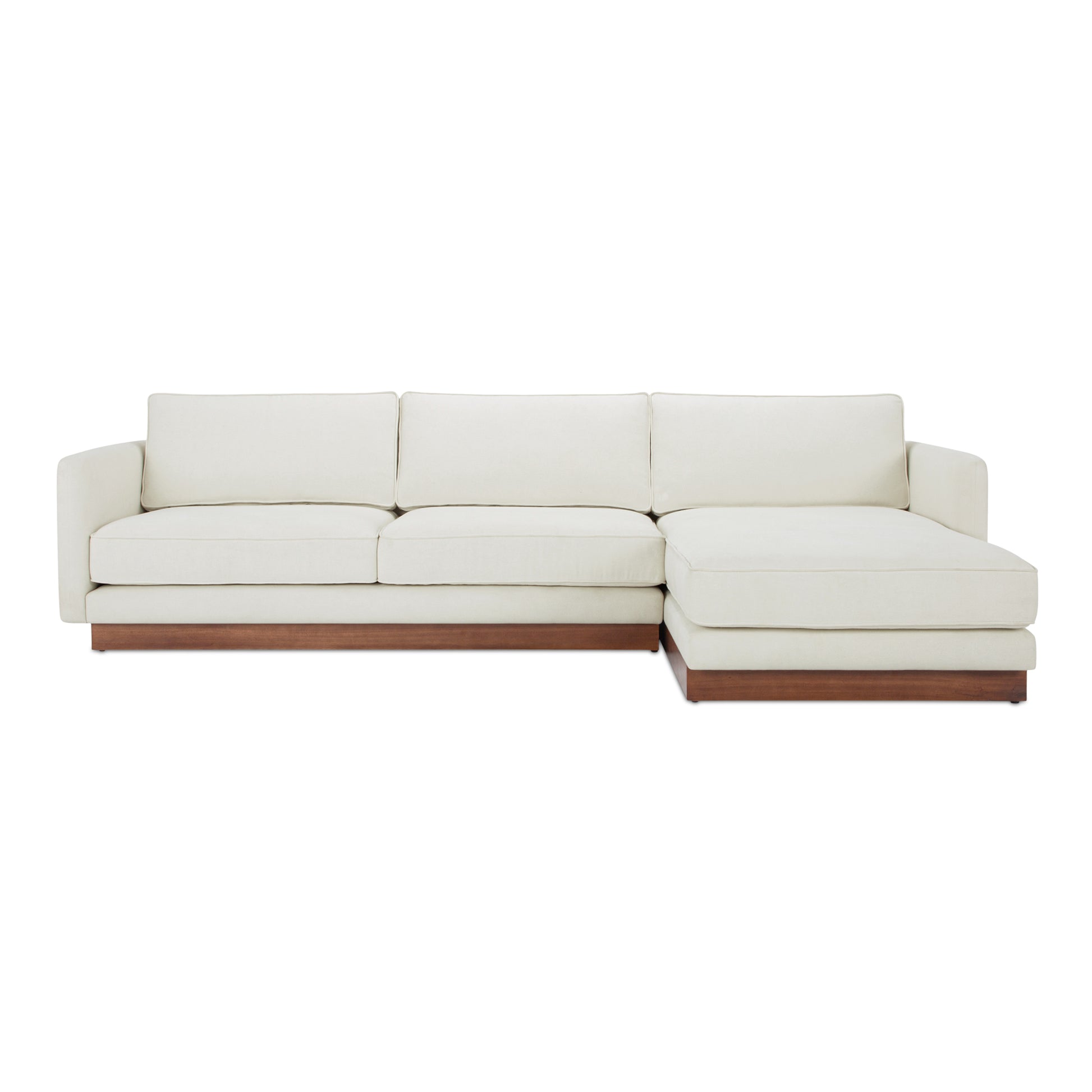 Vernon Right Sectional White - Central Designs