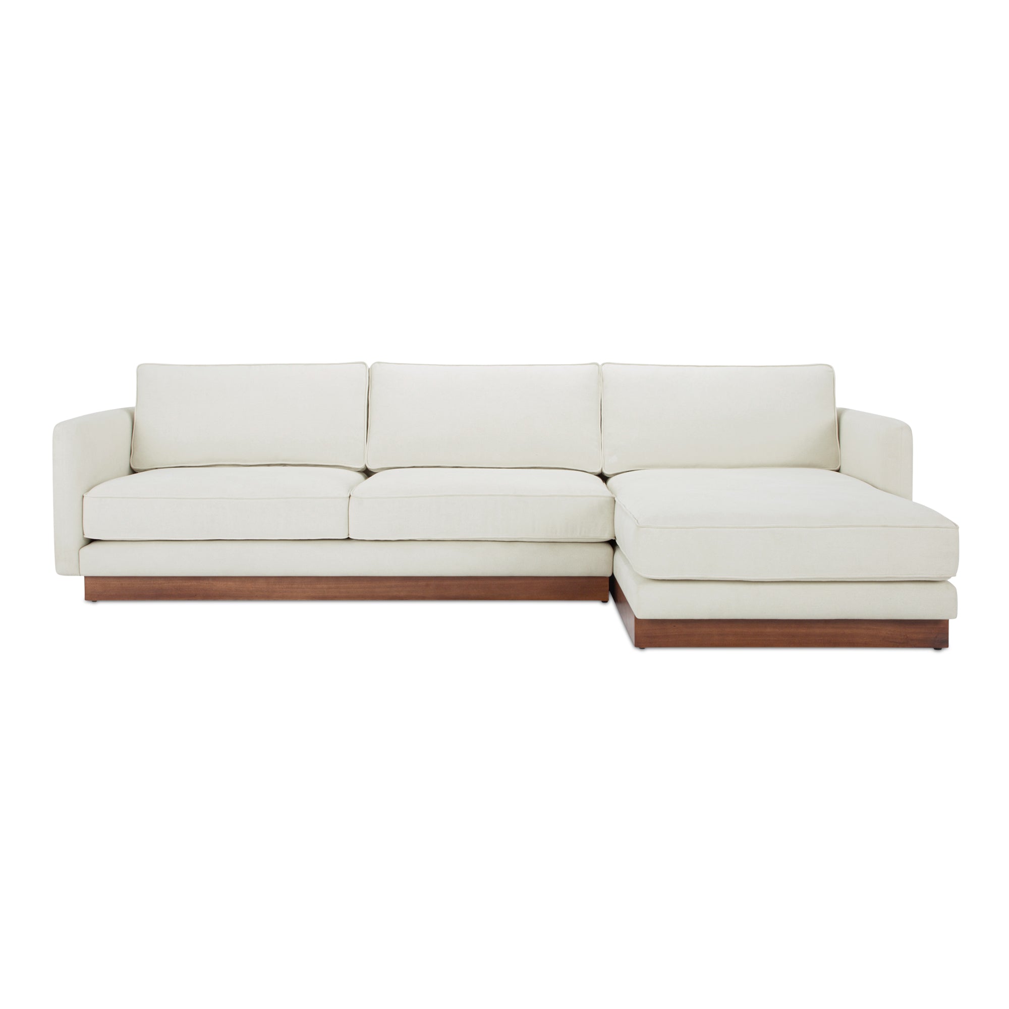 Vernon Right Sectional White - Central Designs