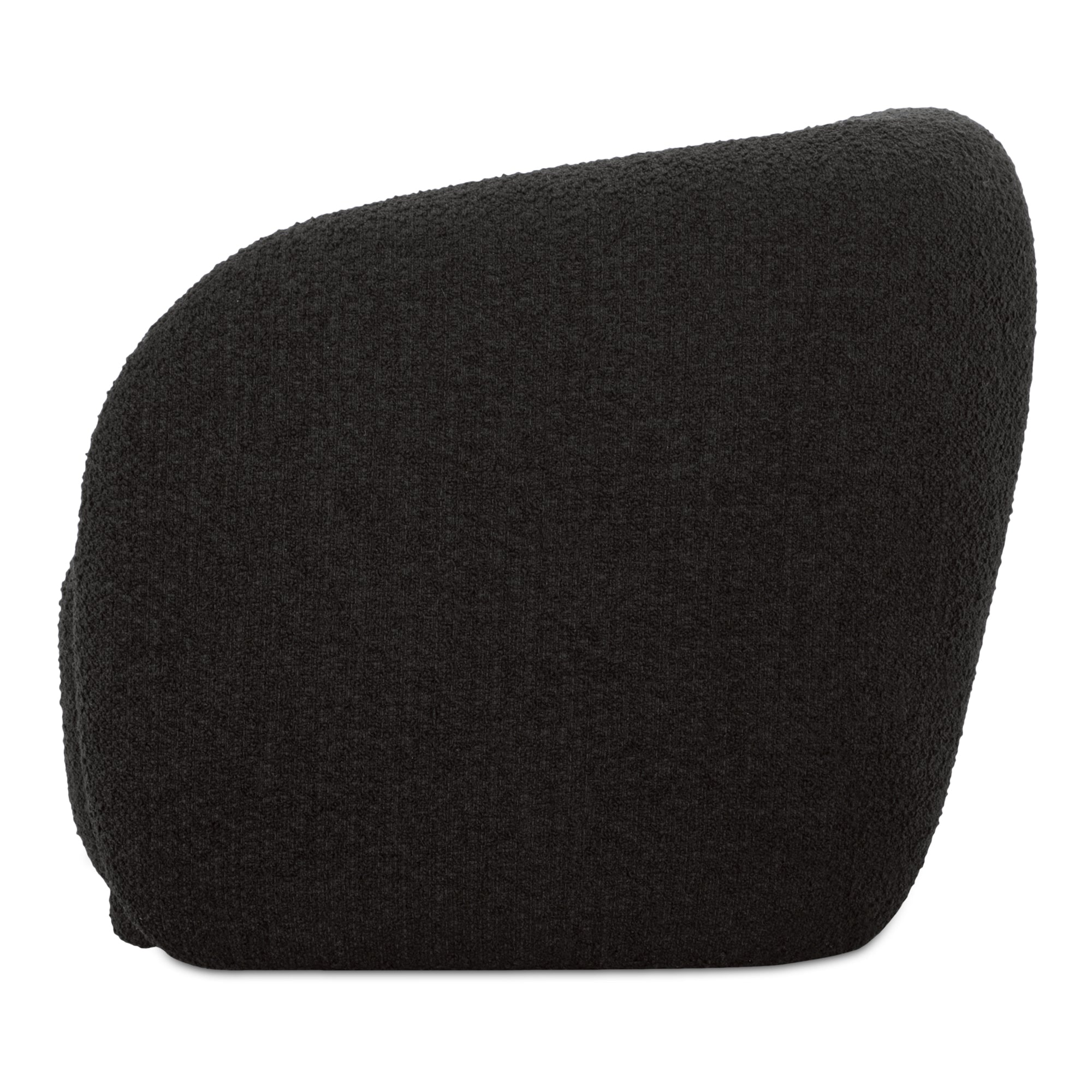 Faye Accent Chair Black Boucle