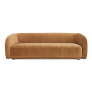 Faye Sofa Tan Faux Mohair - Central Designs