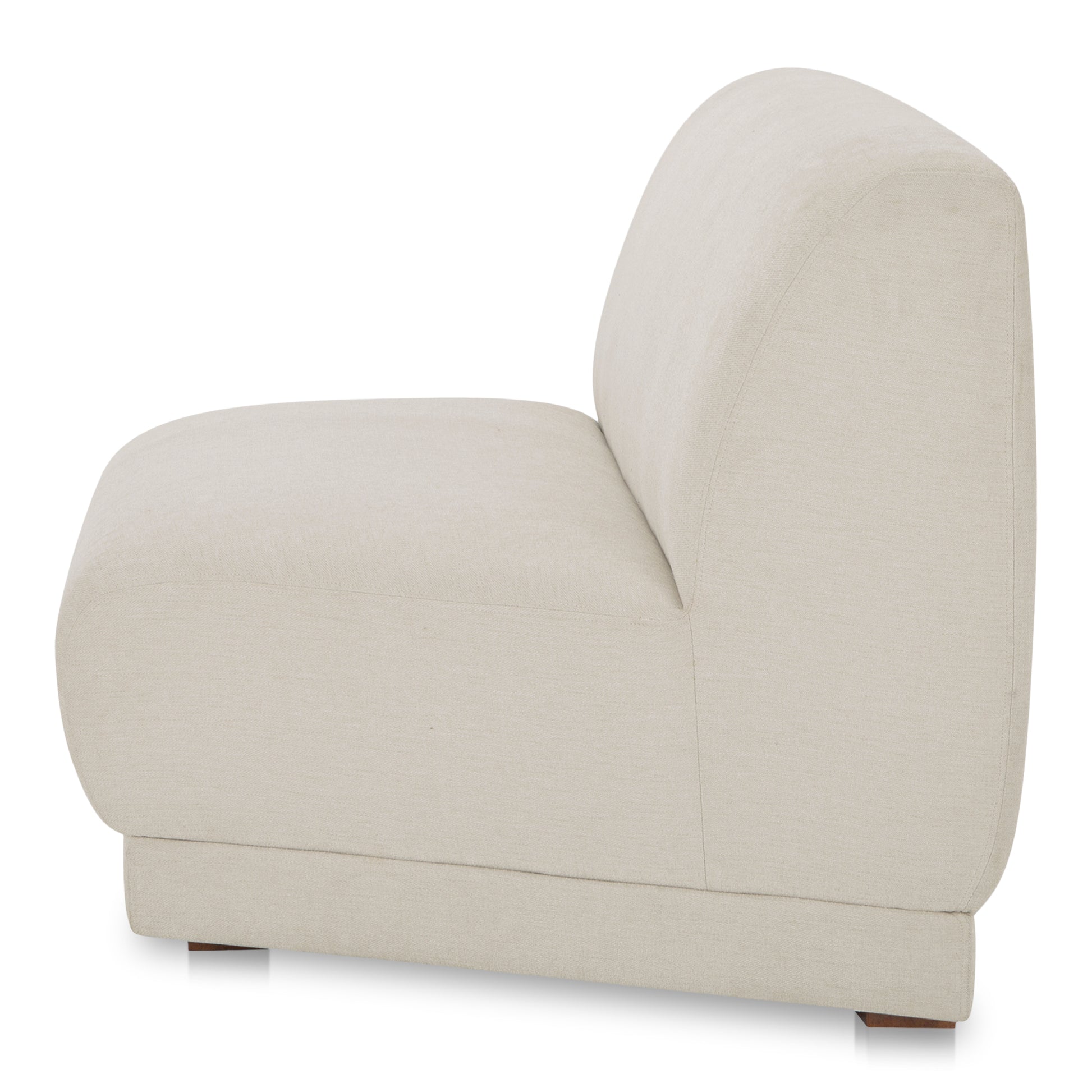 Fraser Wedge Slipper Chair Off White - Central Designs