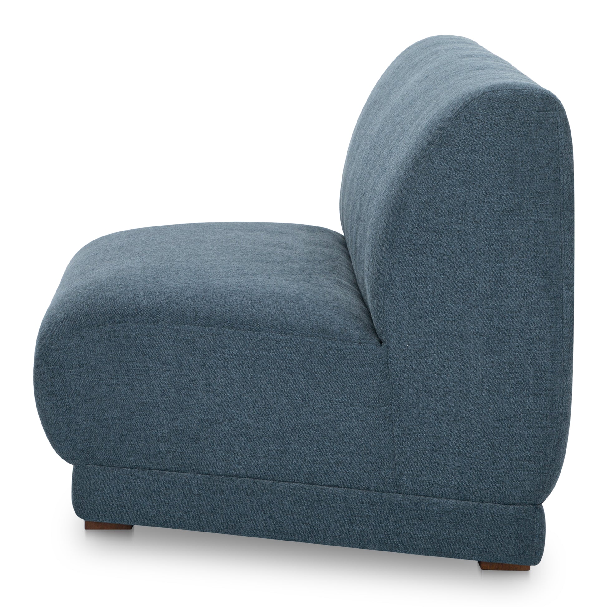 Fraser Wedge Slipper Chair Deep Blue - Central Designs