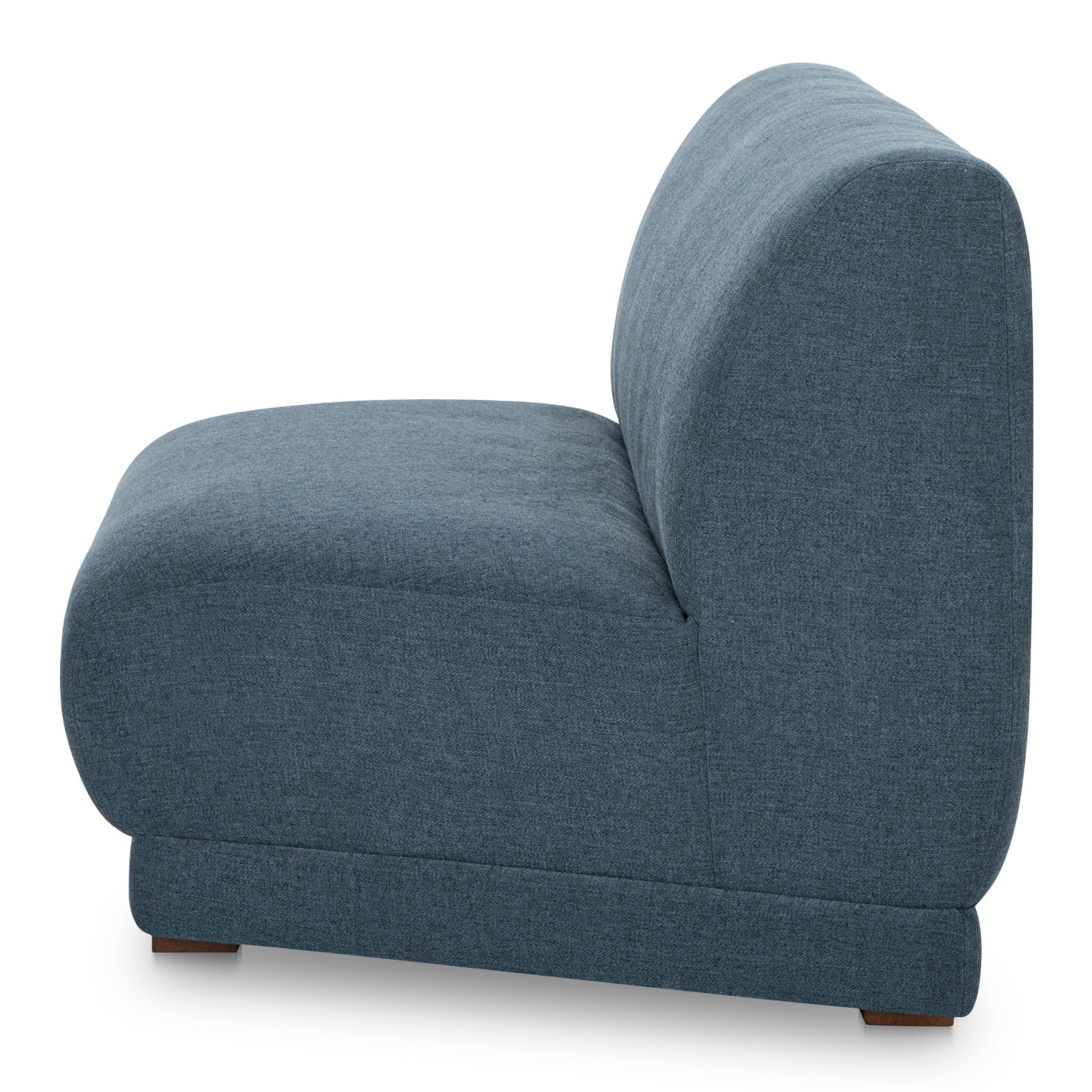 Fraser Wedge Slipper Chair Deep Blue - Central Designs