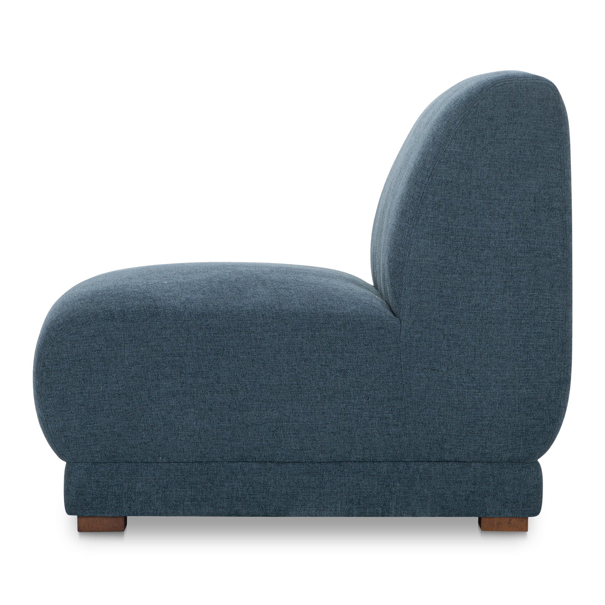Fraser Slipper Chair Deep Blue - Central Designs