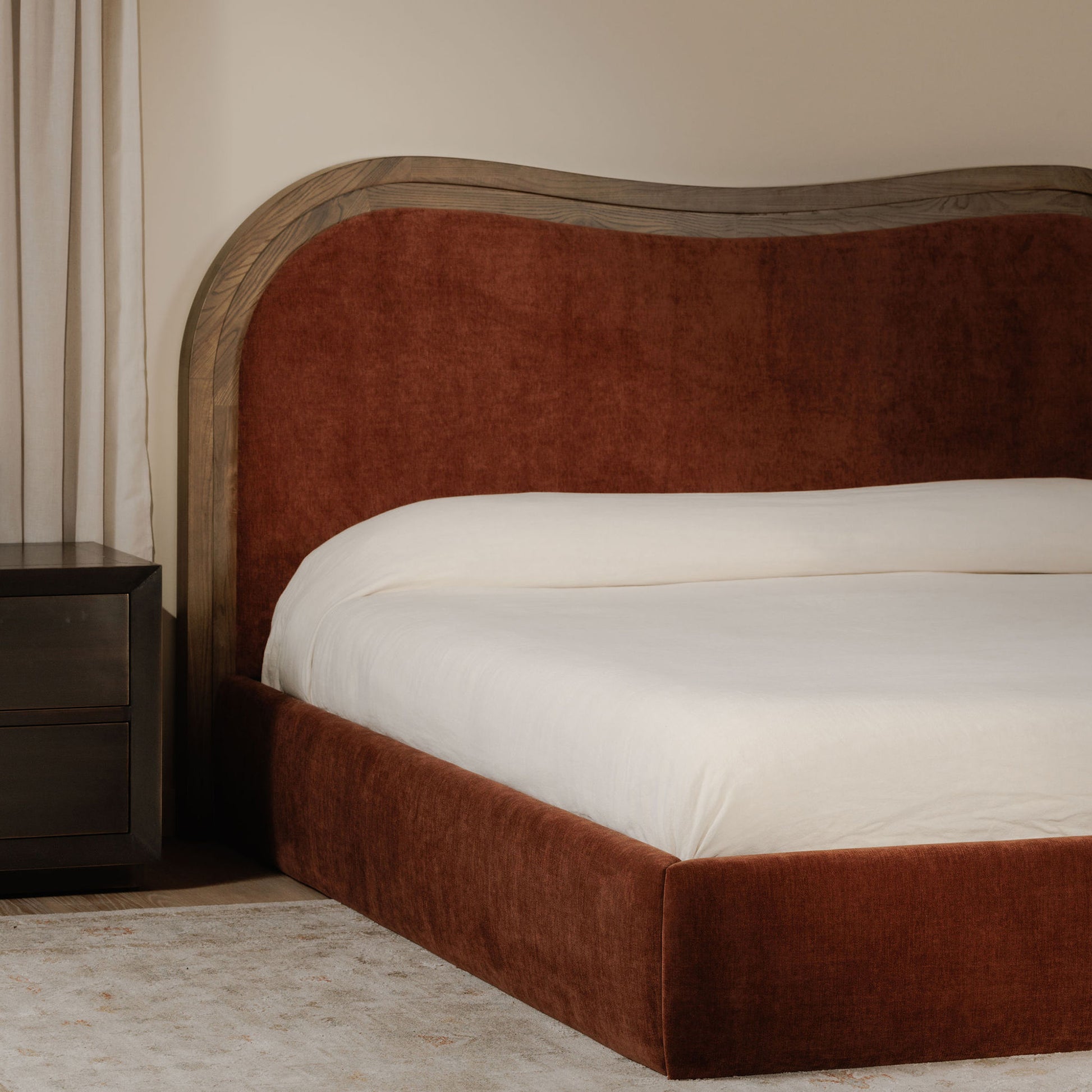 Camilla Queen Bed Chestnut - Central Designs