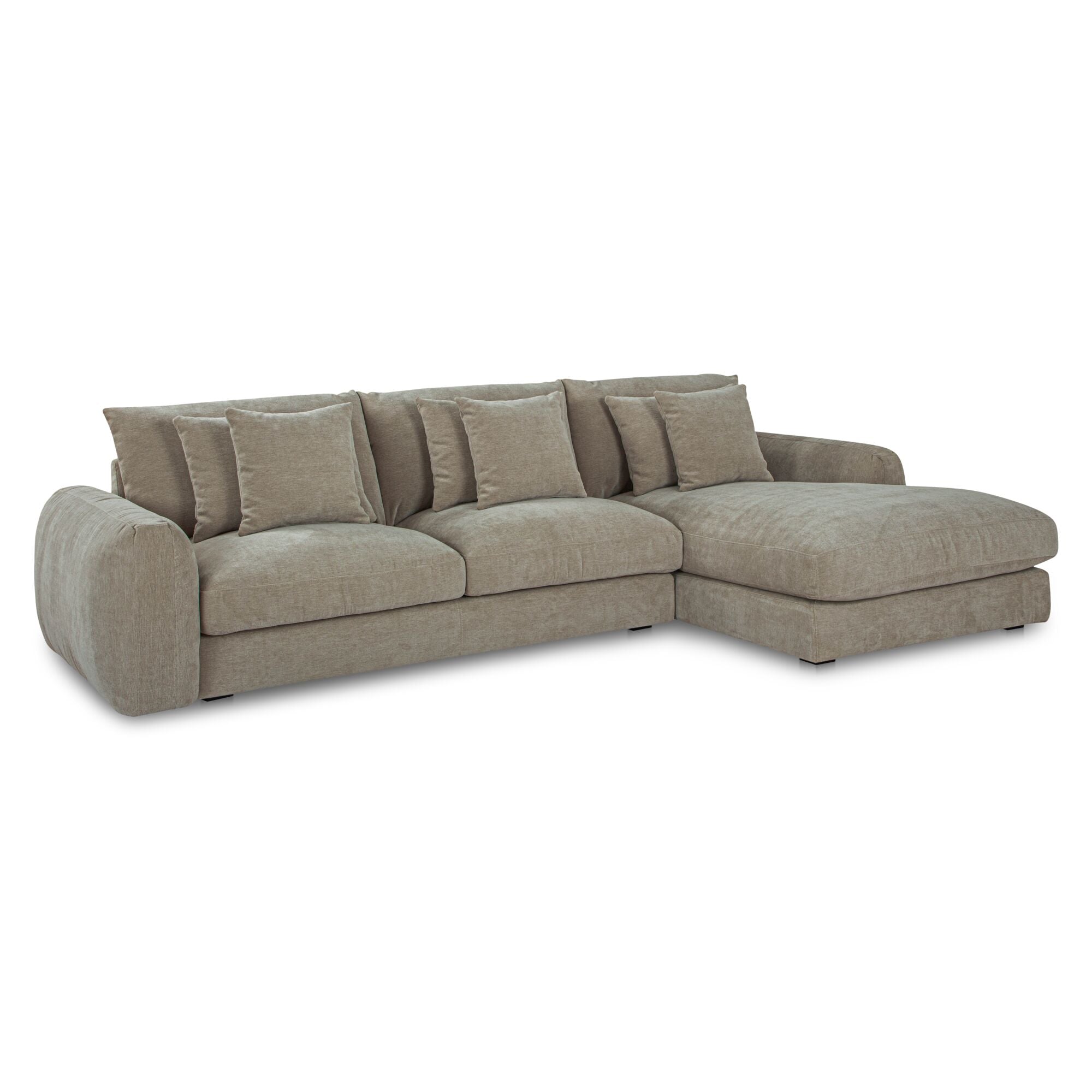 Berga Sectional Right Pebble - Central Designs