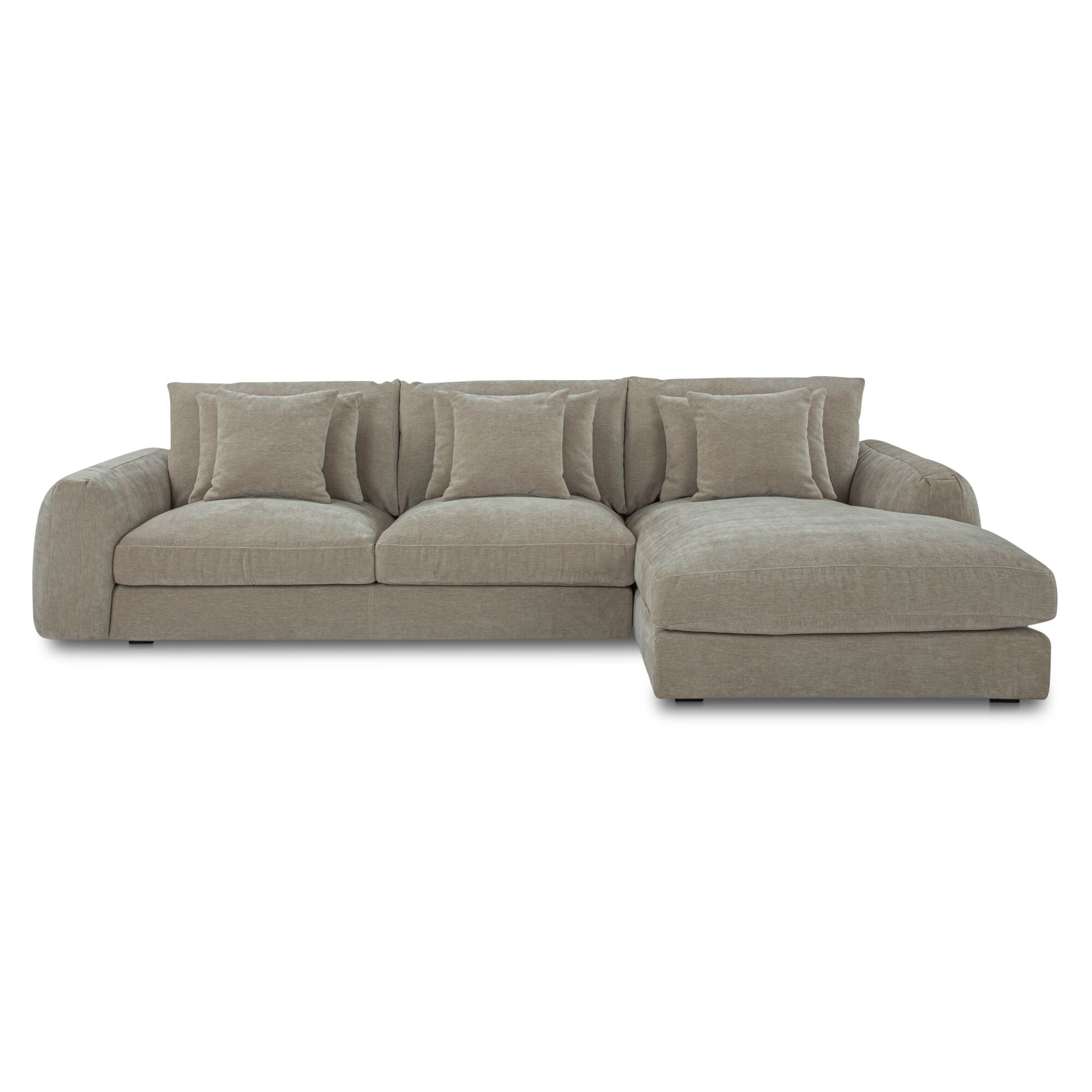 Berga Sectional Right Pebble - Central Designs