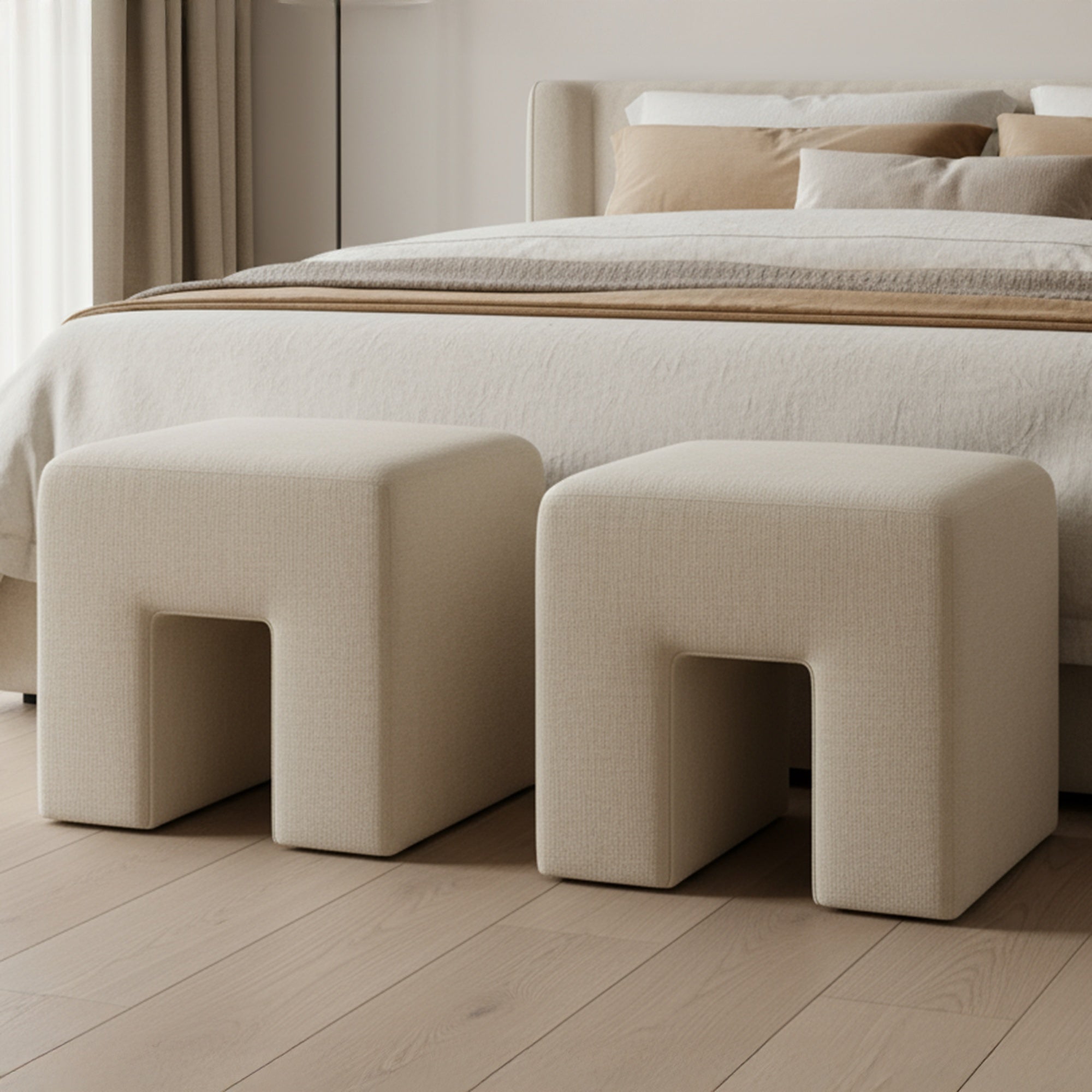 Aidy Stool Oat - Central Designs