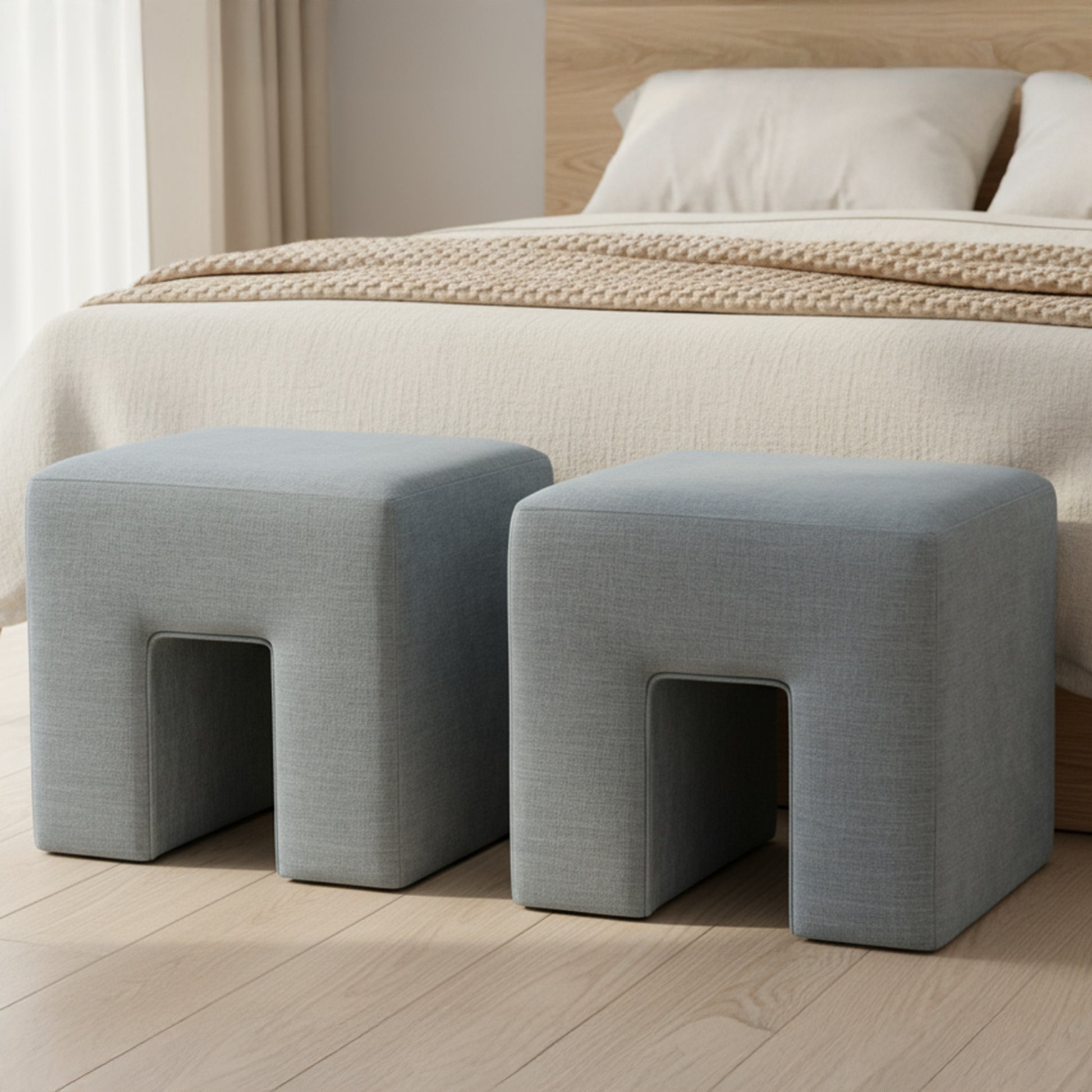 Aidy Stool Light Blue - Central Designs