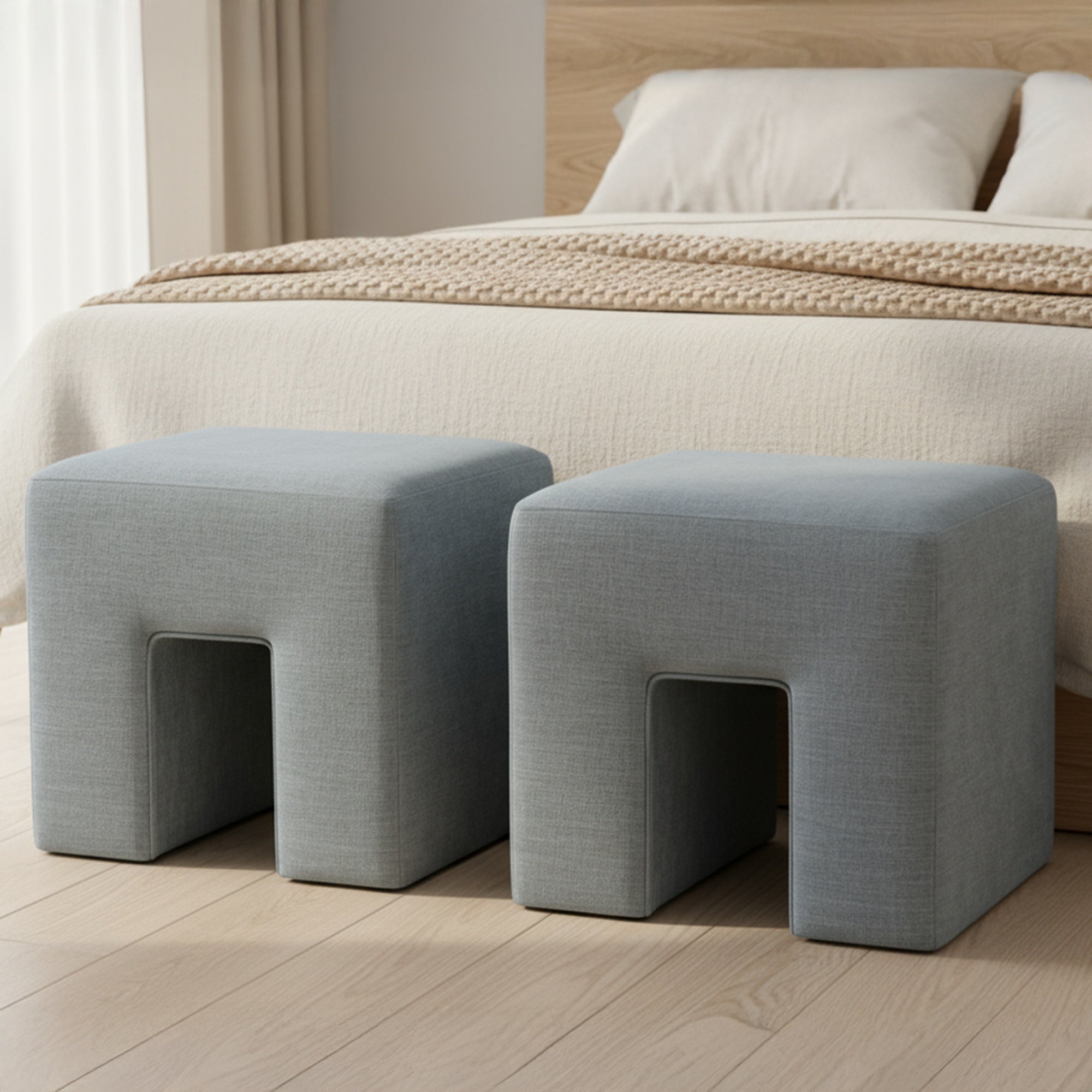 Aidy Stool Light Blue - Central Designs