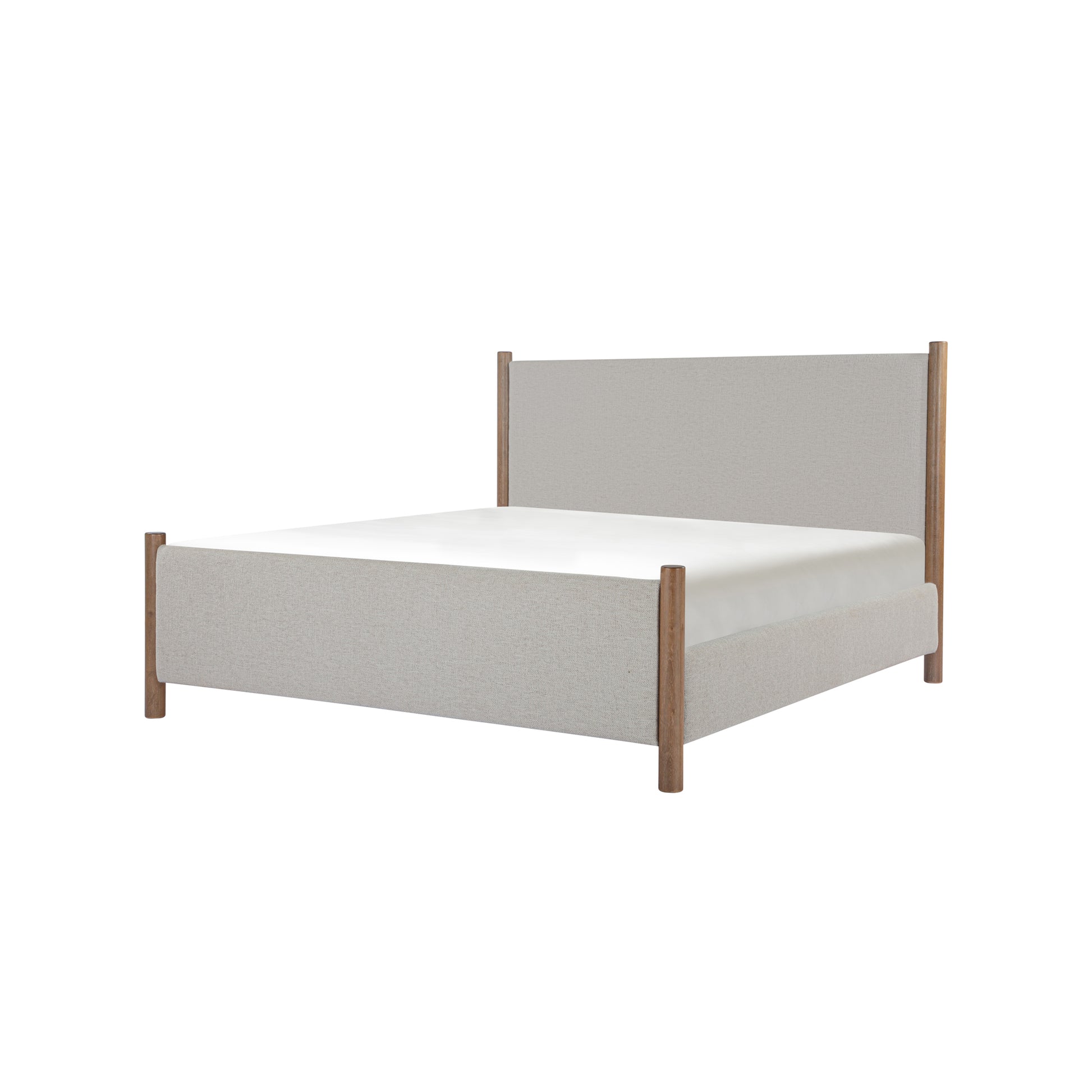 Warren King Bed Beige - Central Designs