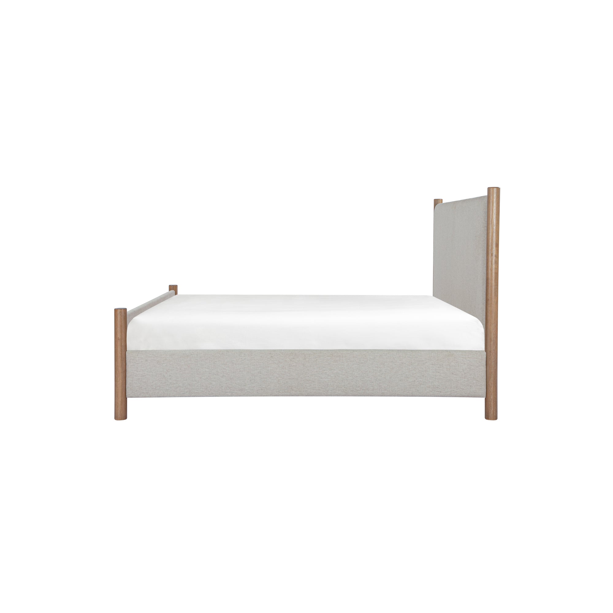 Warren Queen Bed Beige