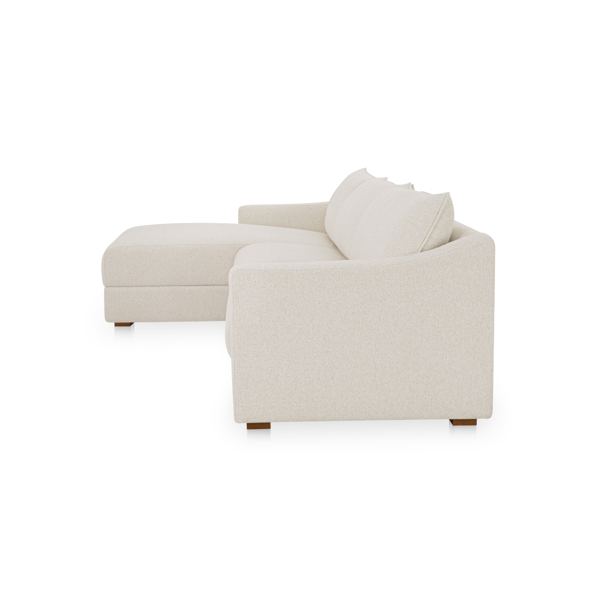 Farrow Sectional Flecked Oat Left - Central Designs