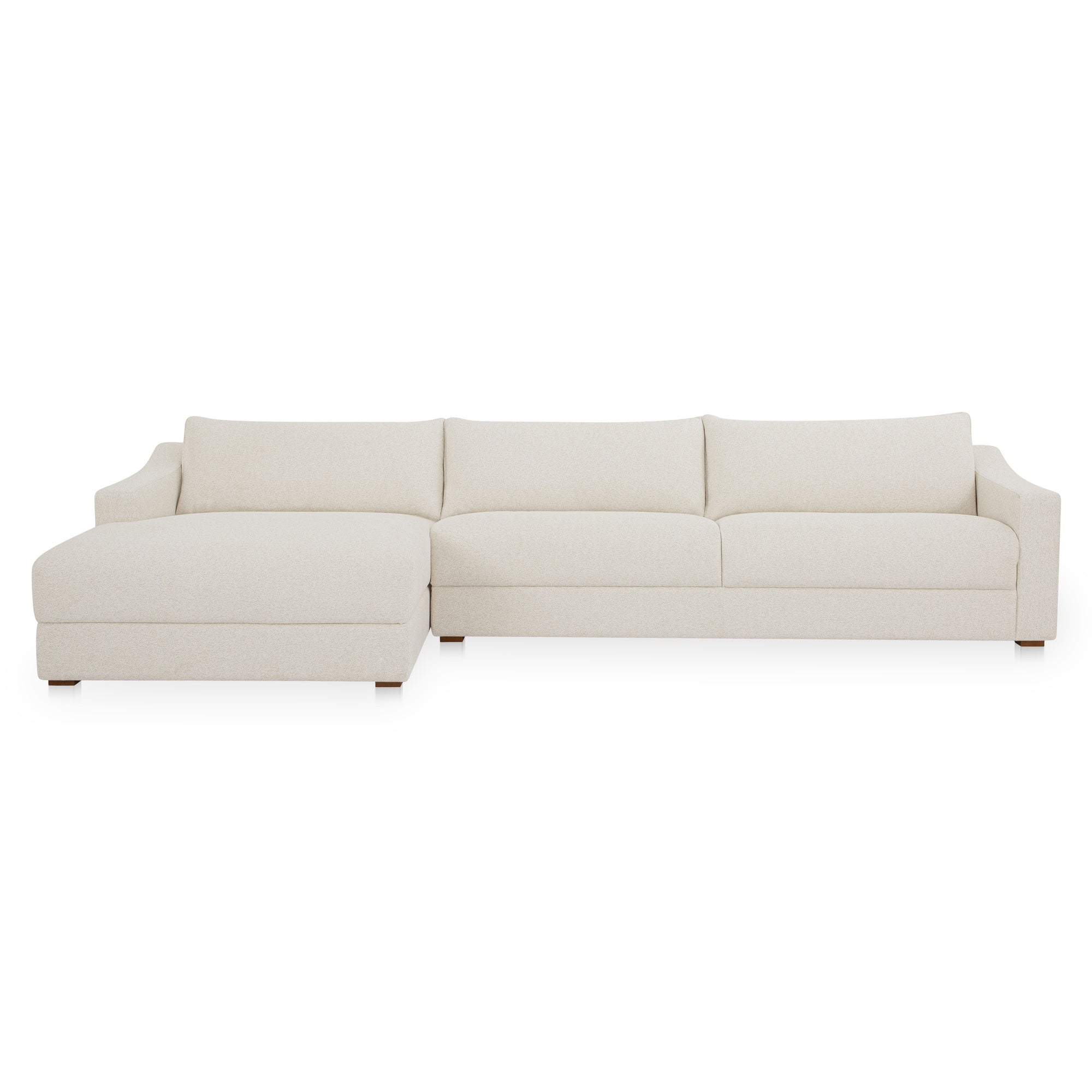 Farrow Sectional Flecked Oat Left - Central Designs