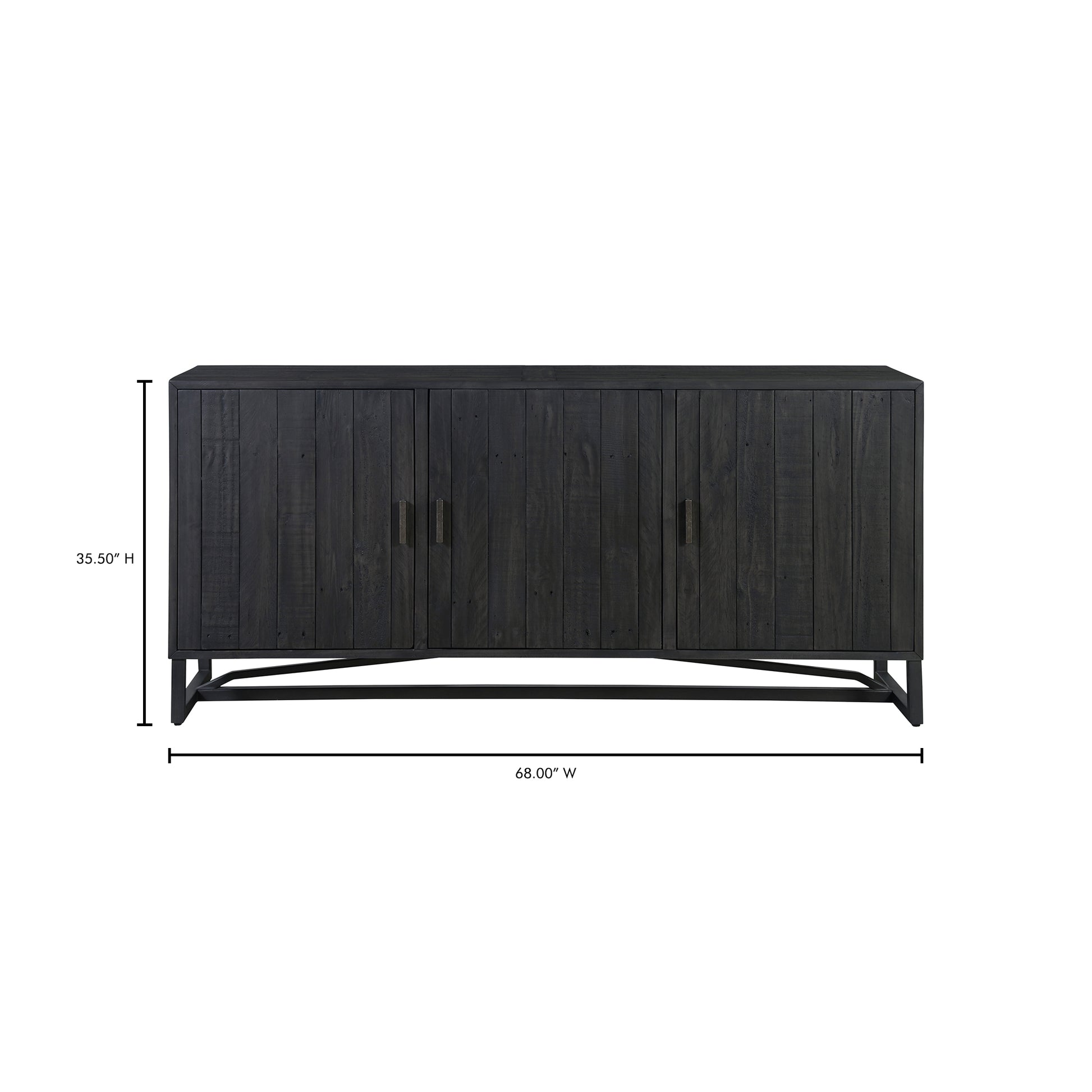 Sierra Sideboard Black - Central Designs