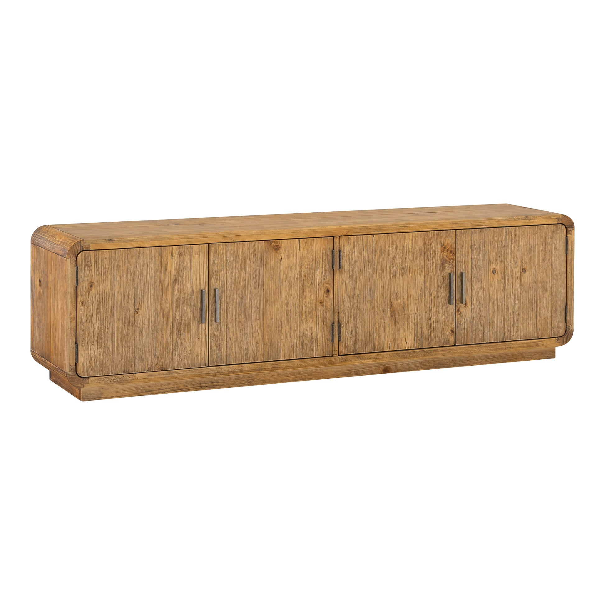 Monterey Media Cabinet Rustic Blonde - Central Designs