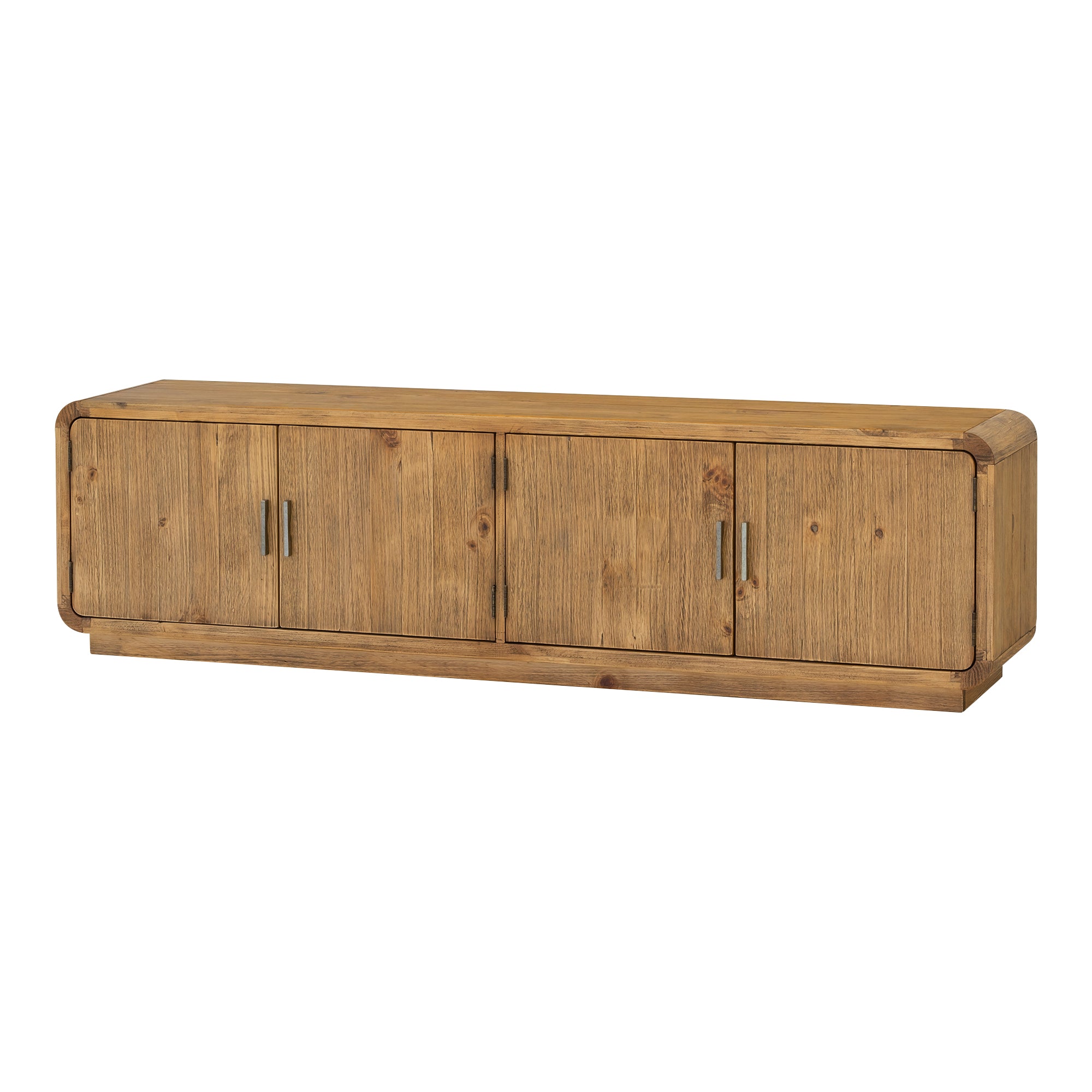 Monterey Media Cabinet Rustic Blonde - Central Designs