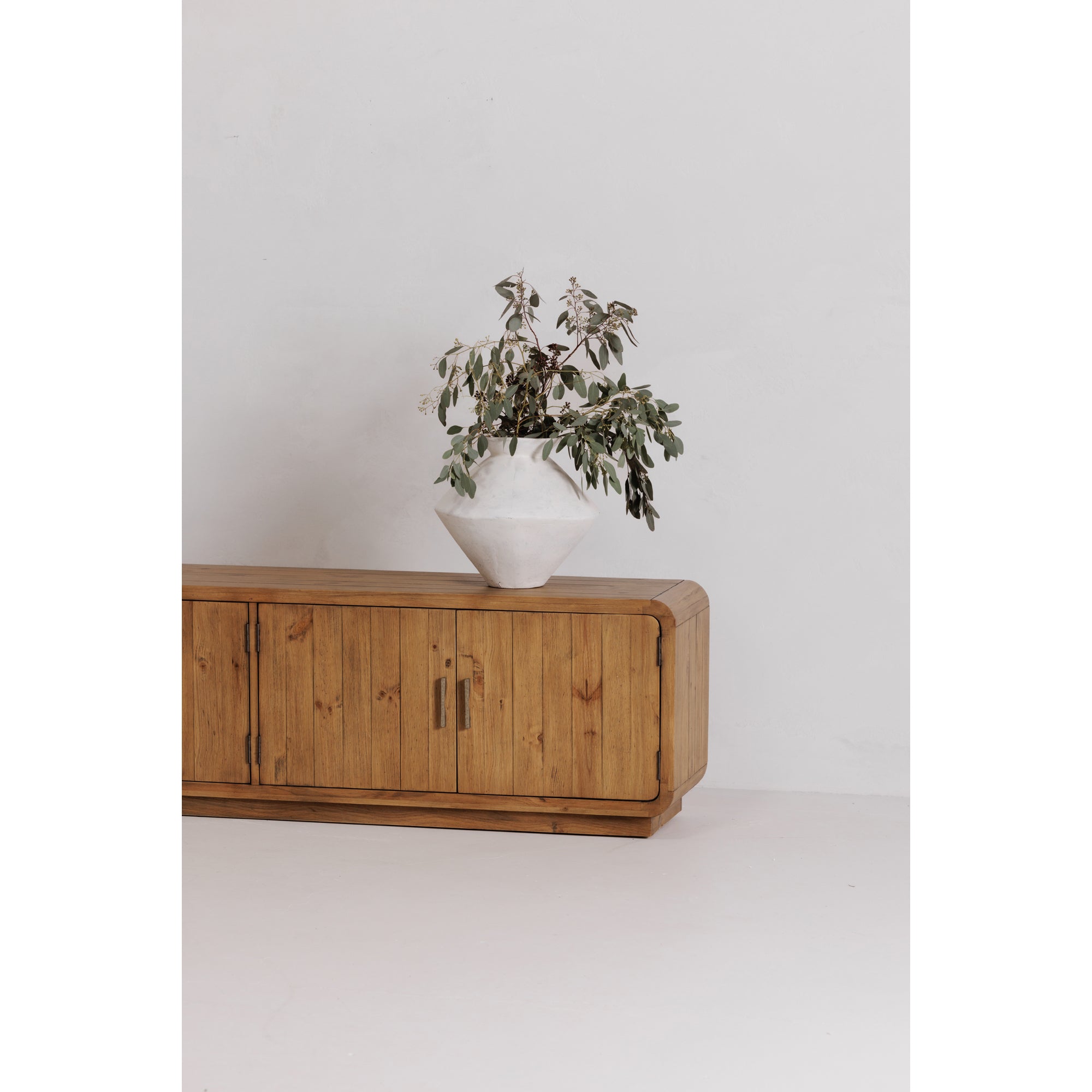 Monterey Media Cabinet Rustic Blonde - Central Designs