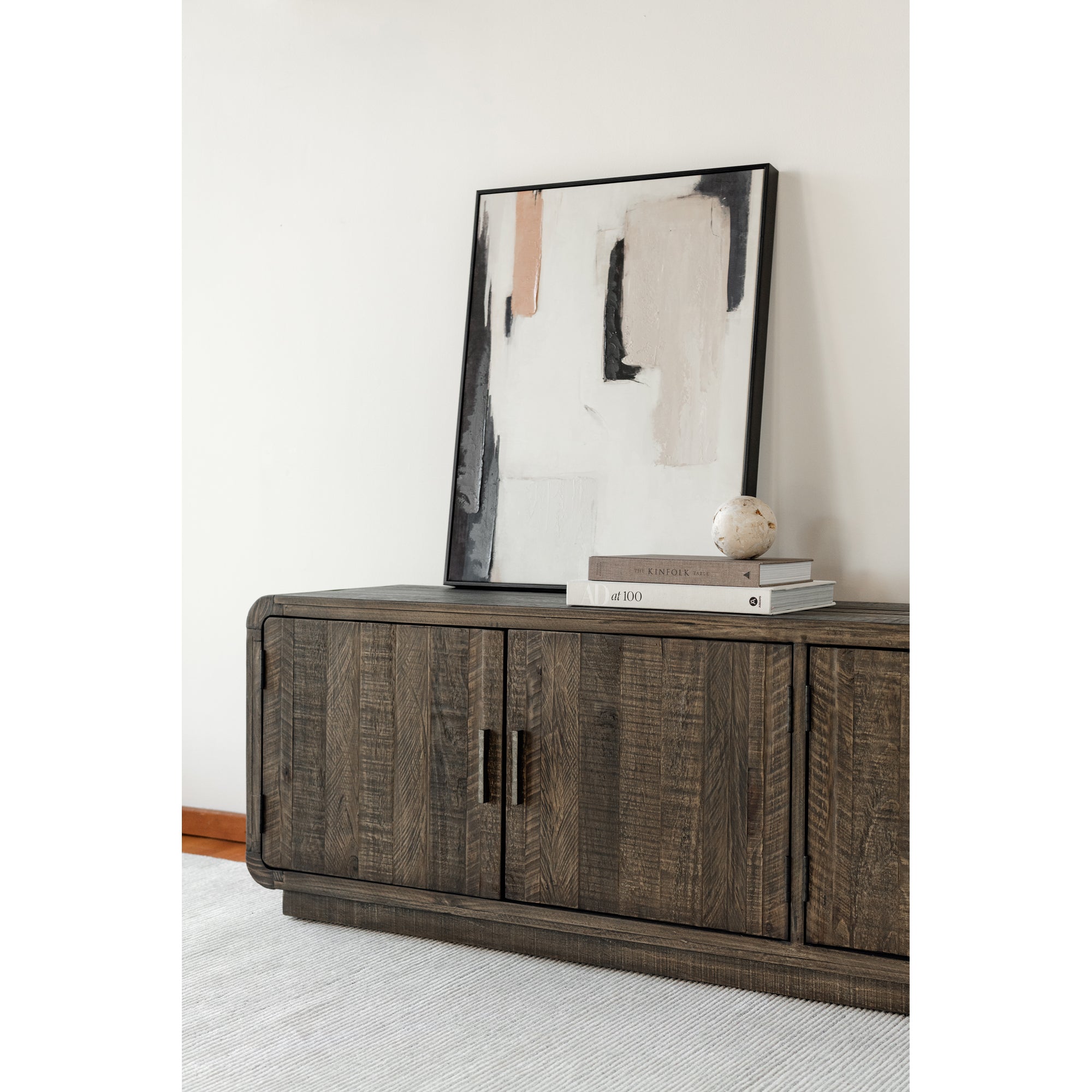 Monterey Media Cabinet Aged Brown - Central Designs