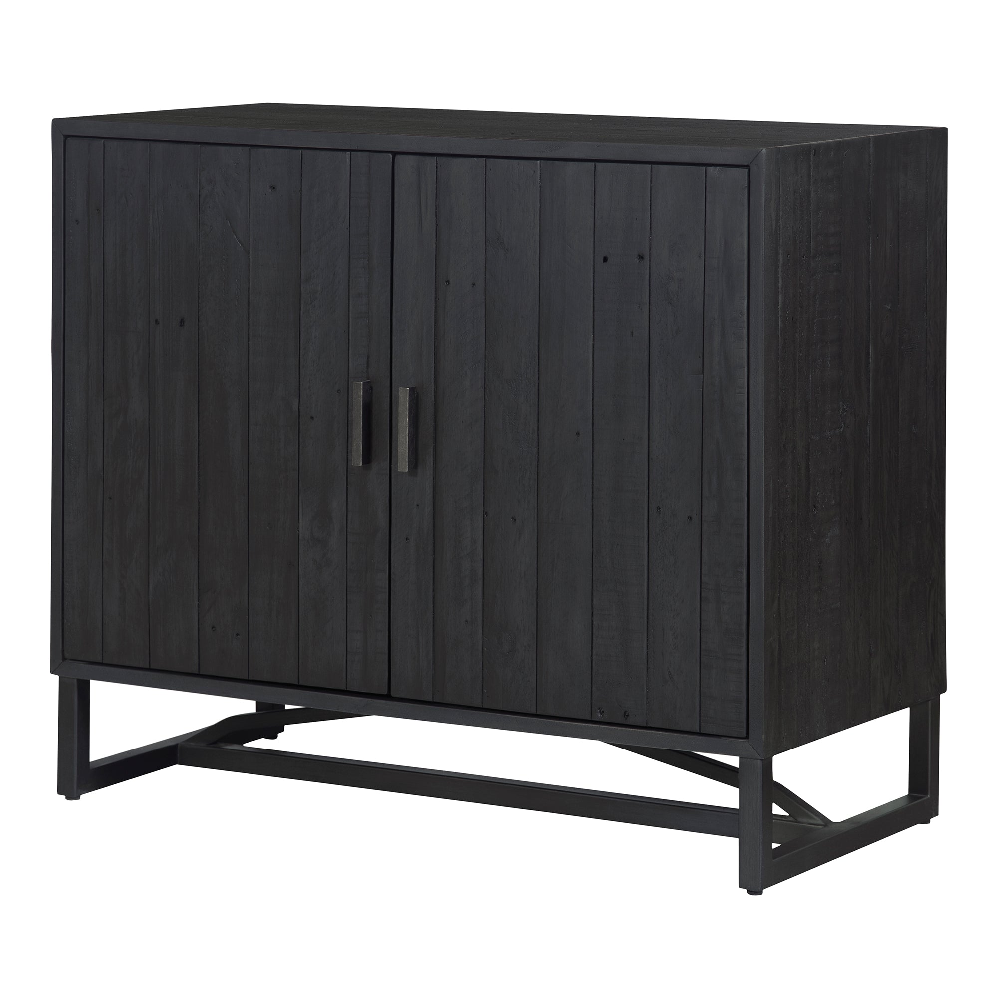 Sierra 2 Door Cabinet Black - Central Designs