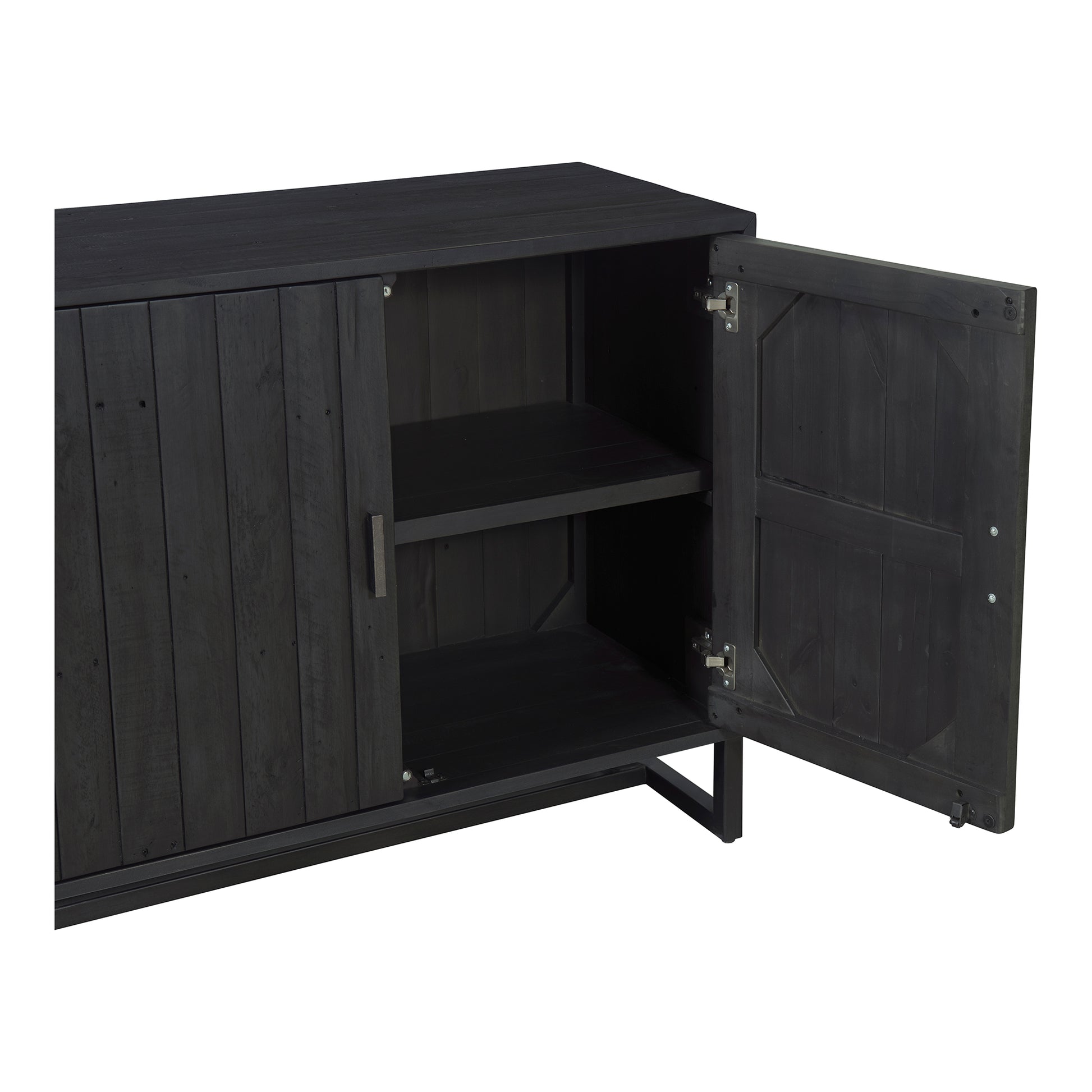 Sierra 2 Door Cabinet Black - Central Designs