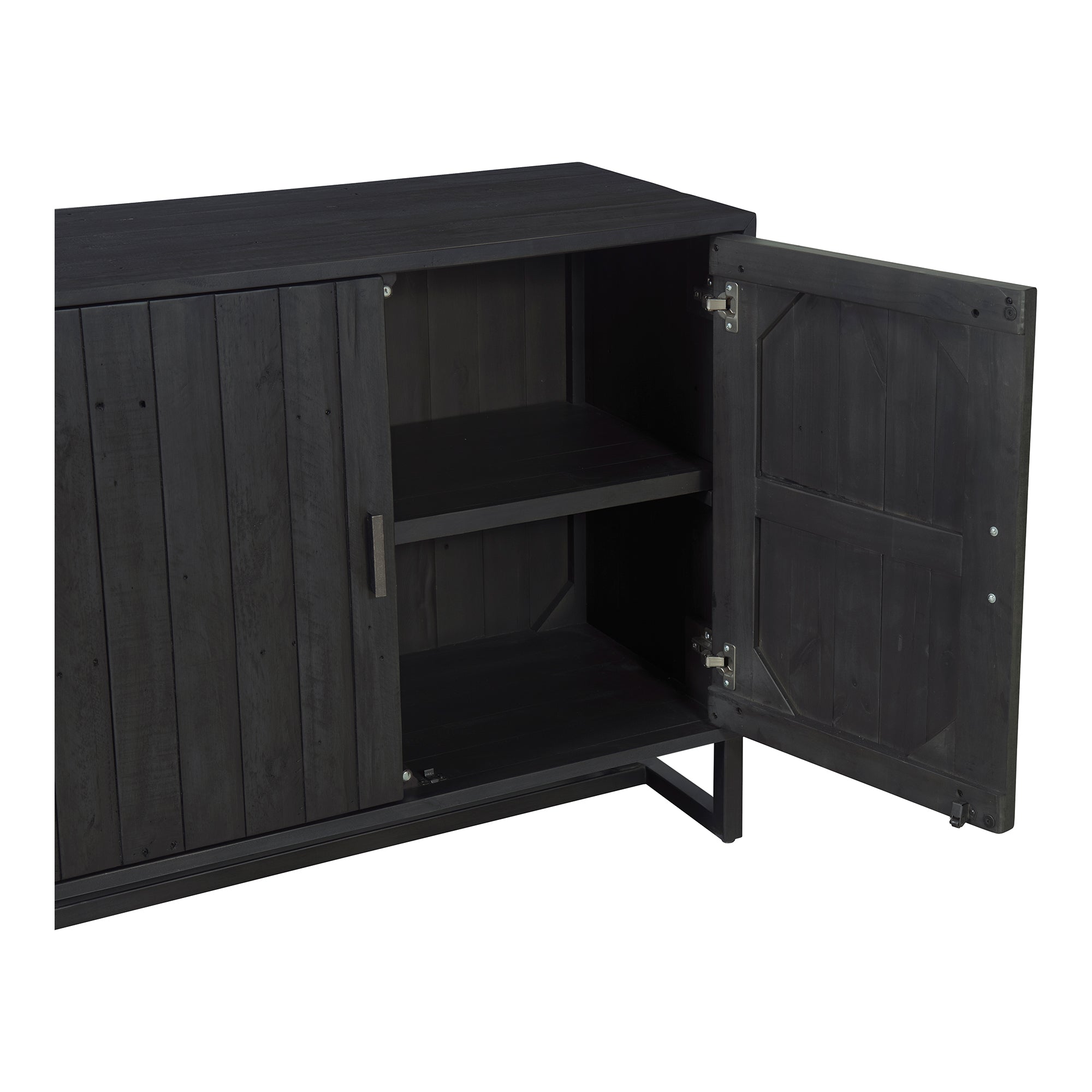Sierra 2 Door Cabinet Black - Central Designs