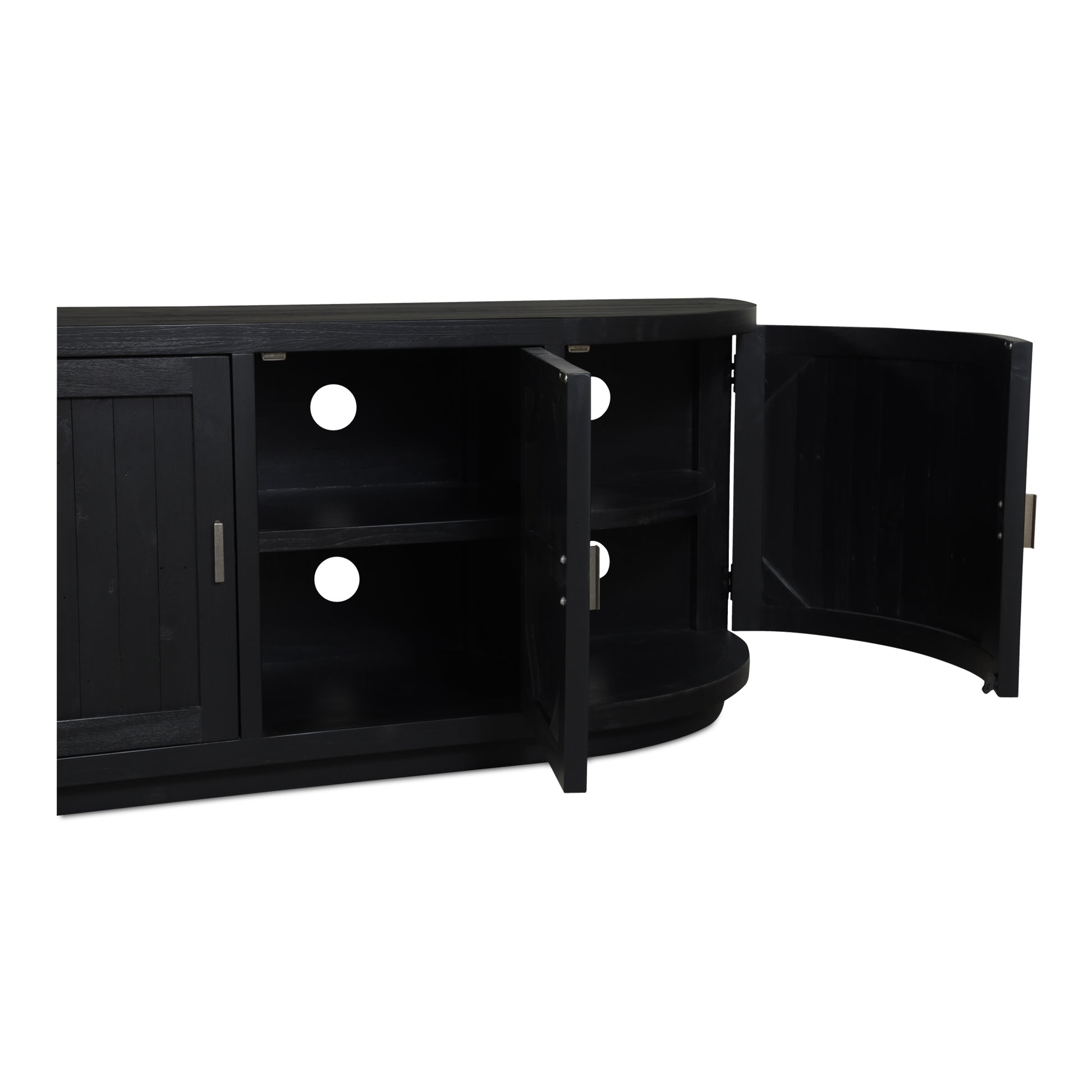 Nicola Media Cabinet Black - Central Designs