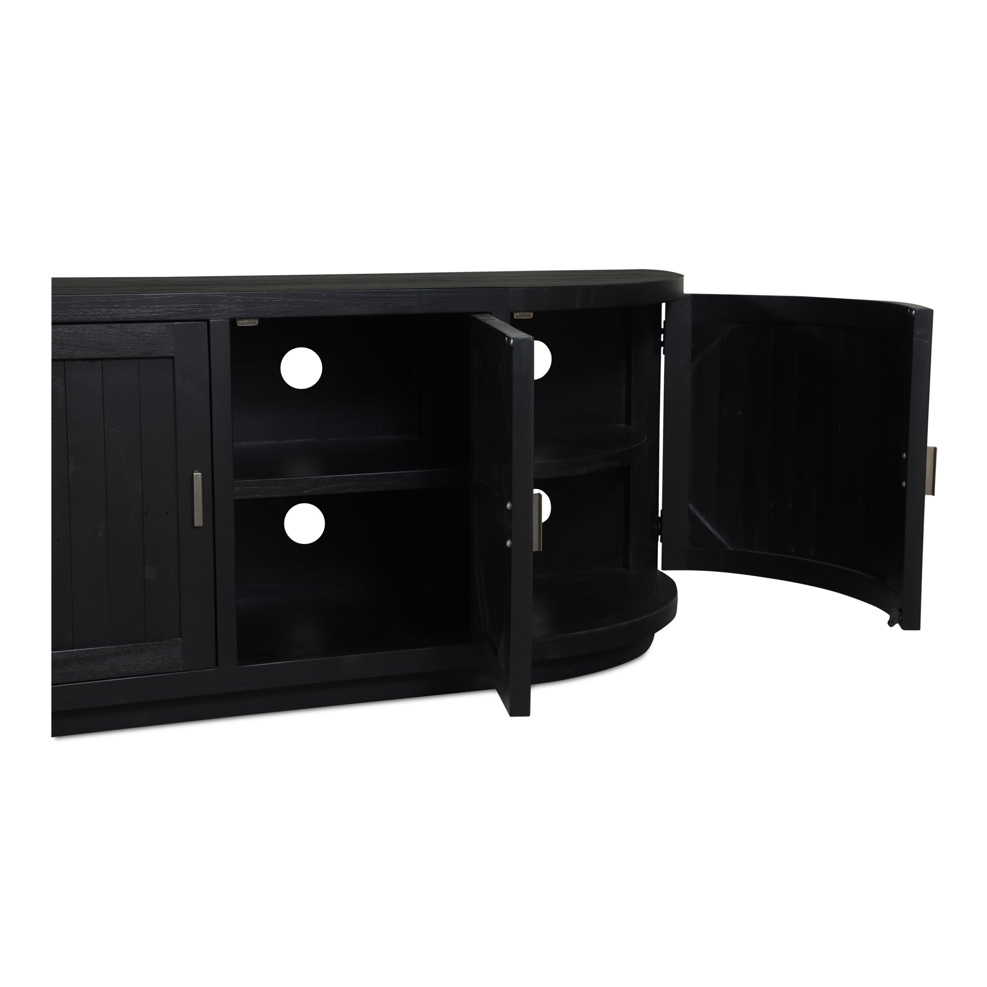 Nicola Media Cabinet Black - Central Designs