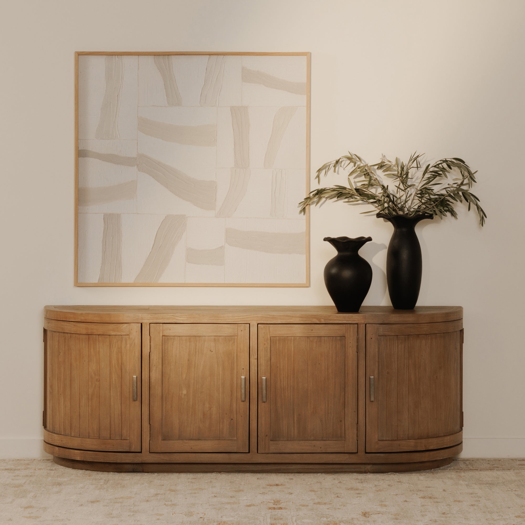 Nicola Media Cabinet Natural - Central Designs
