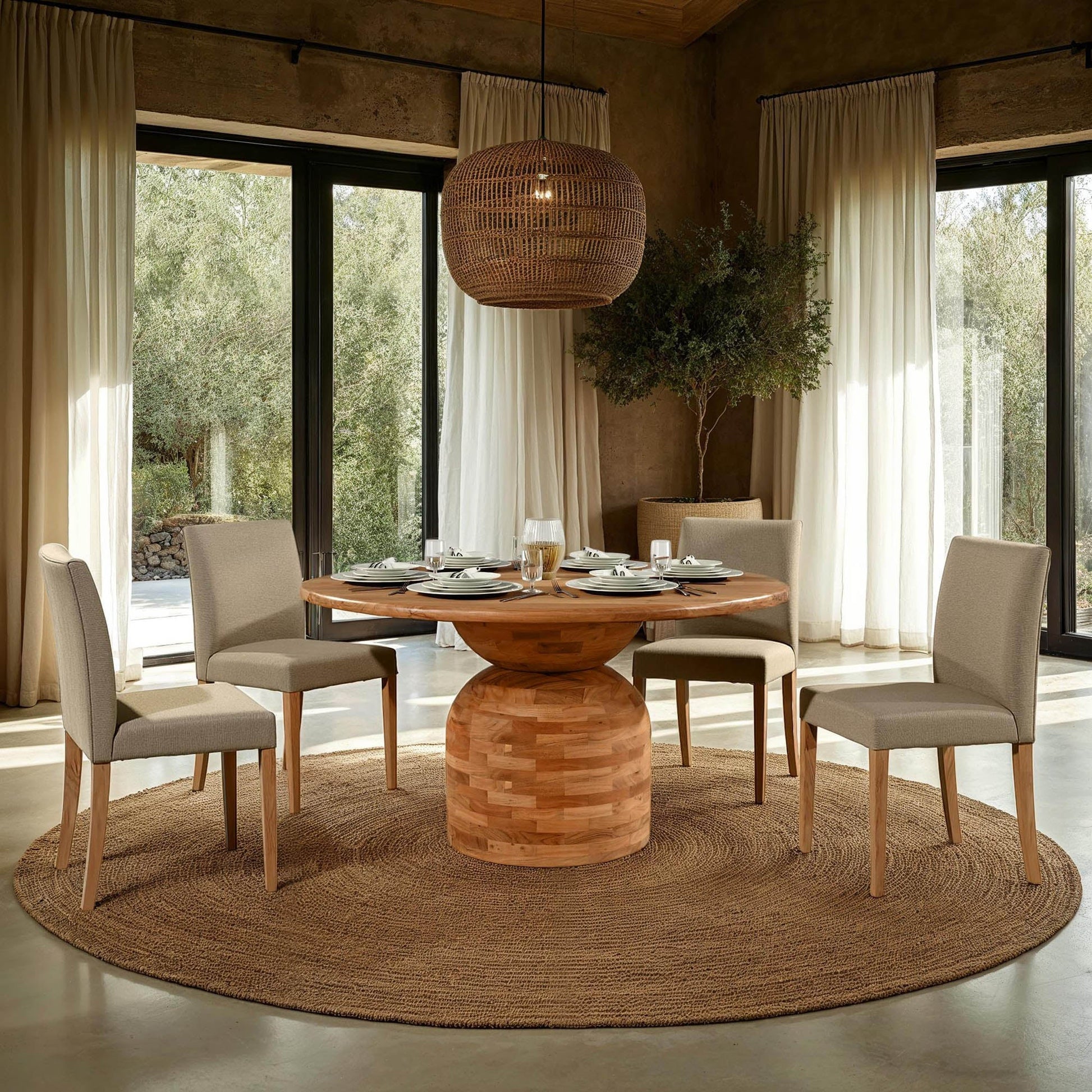 Form Round Dining Table - Central Designs