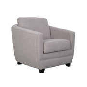 Baltimo Club Chair - Boucle Grey - Central Designs