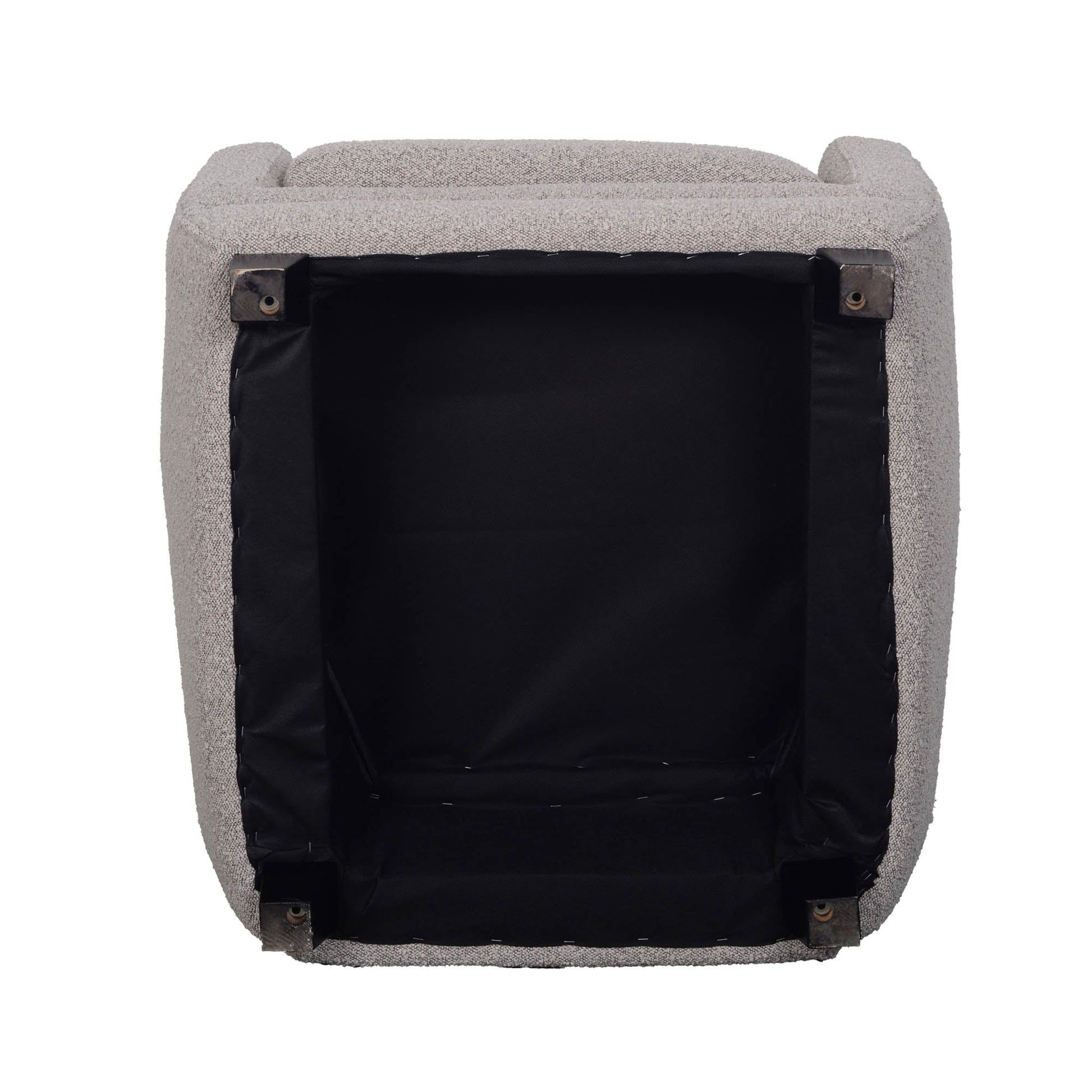 Baltimo Club Chair - Boucle Grey - Central Designs