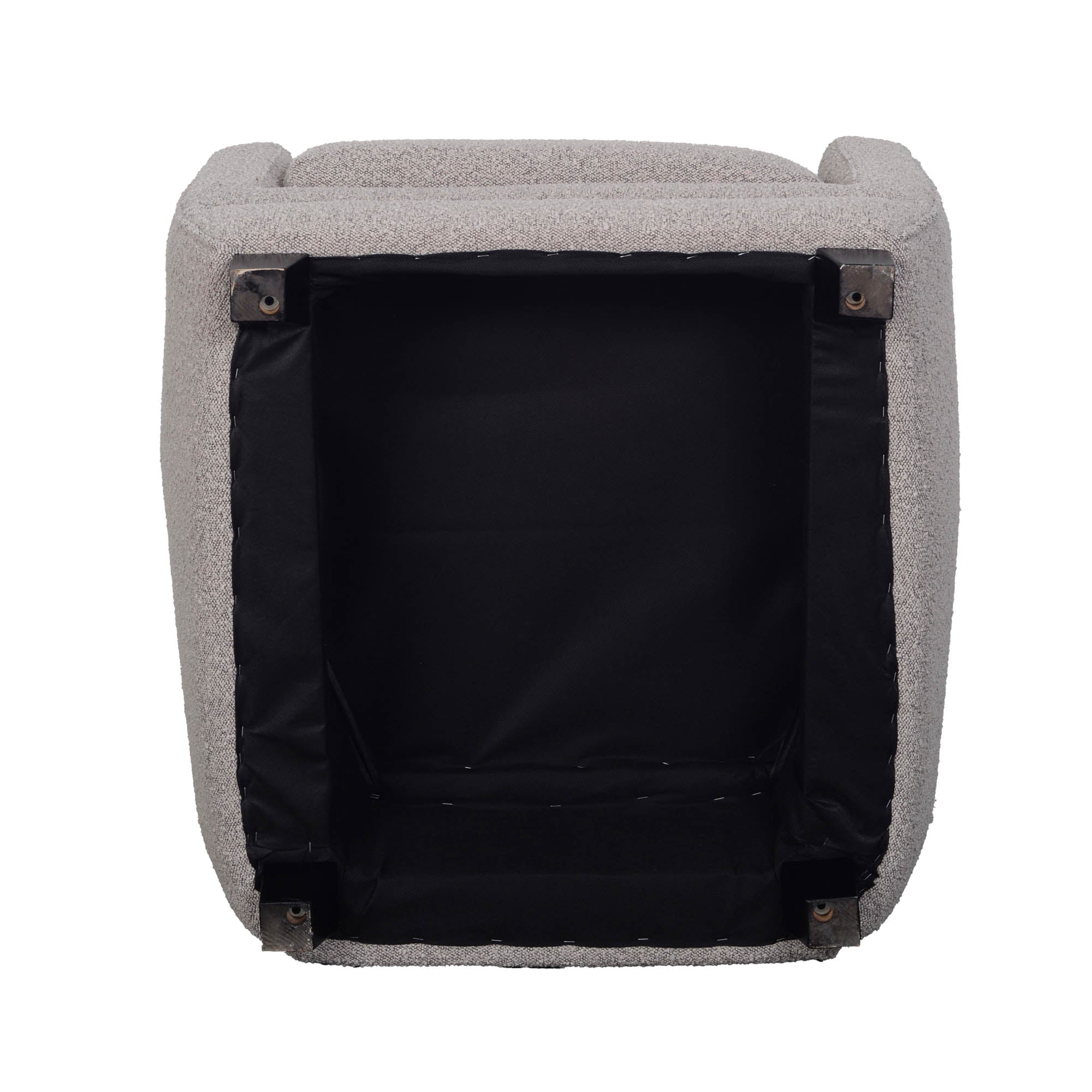 Baltimo Club Chair - Boucle Grey - Central Designs