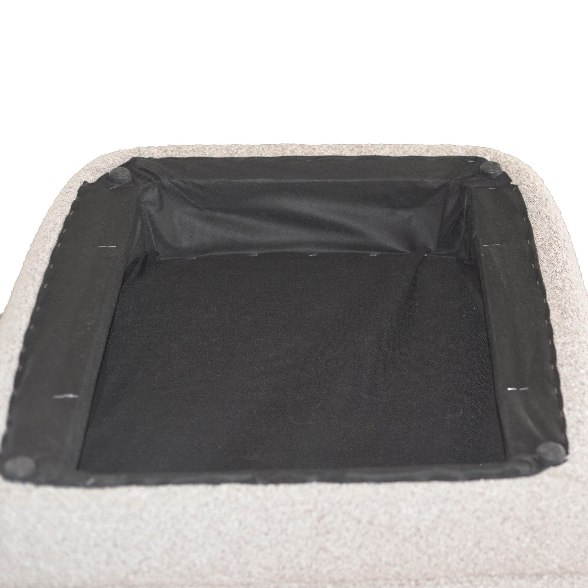 Baltimo Club Chair - Boucle Grey - Central Designs