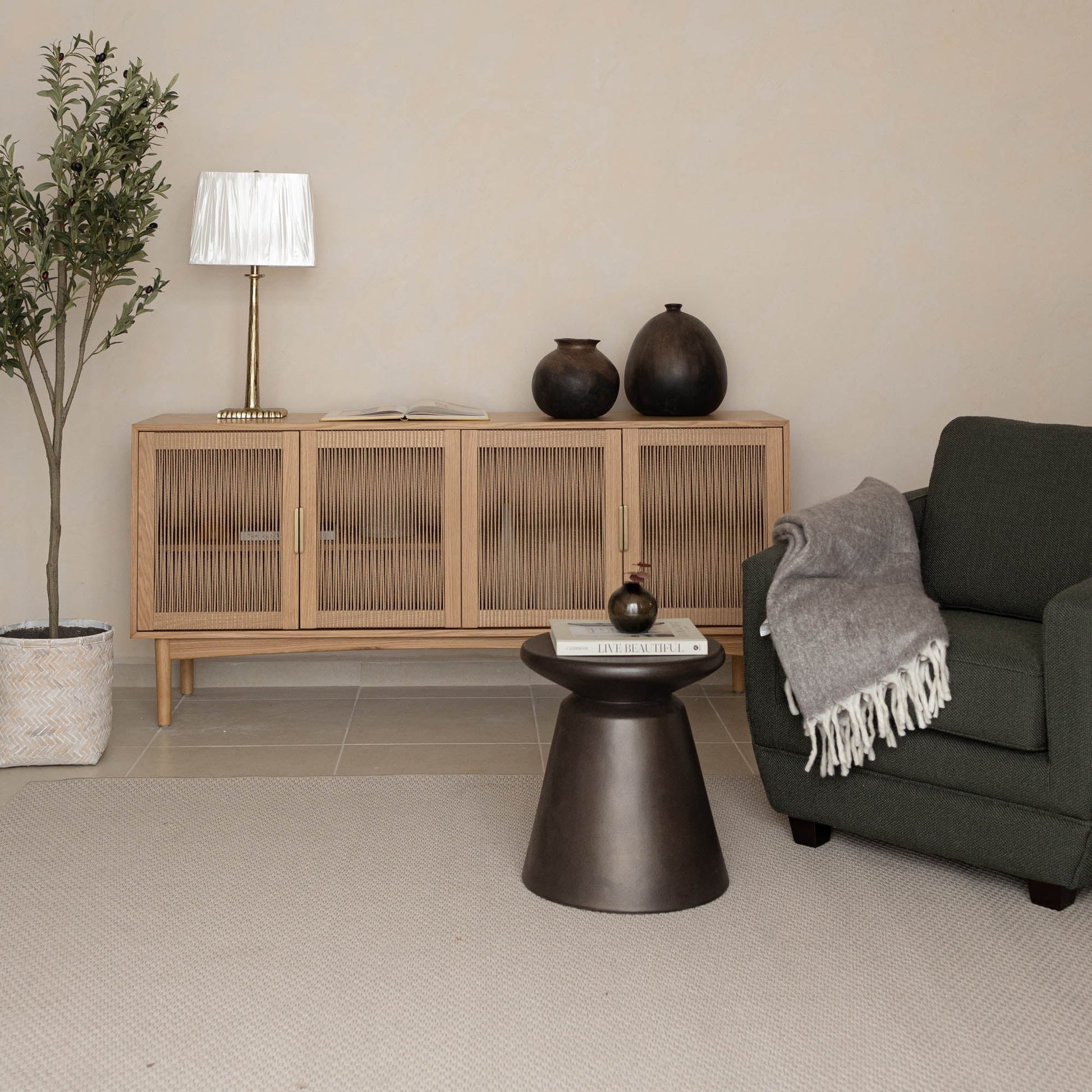 Baltimo Club Chair - Evergreen - Central Designs