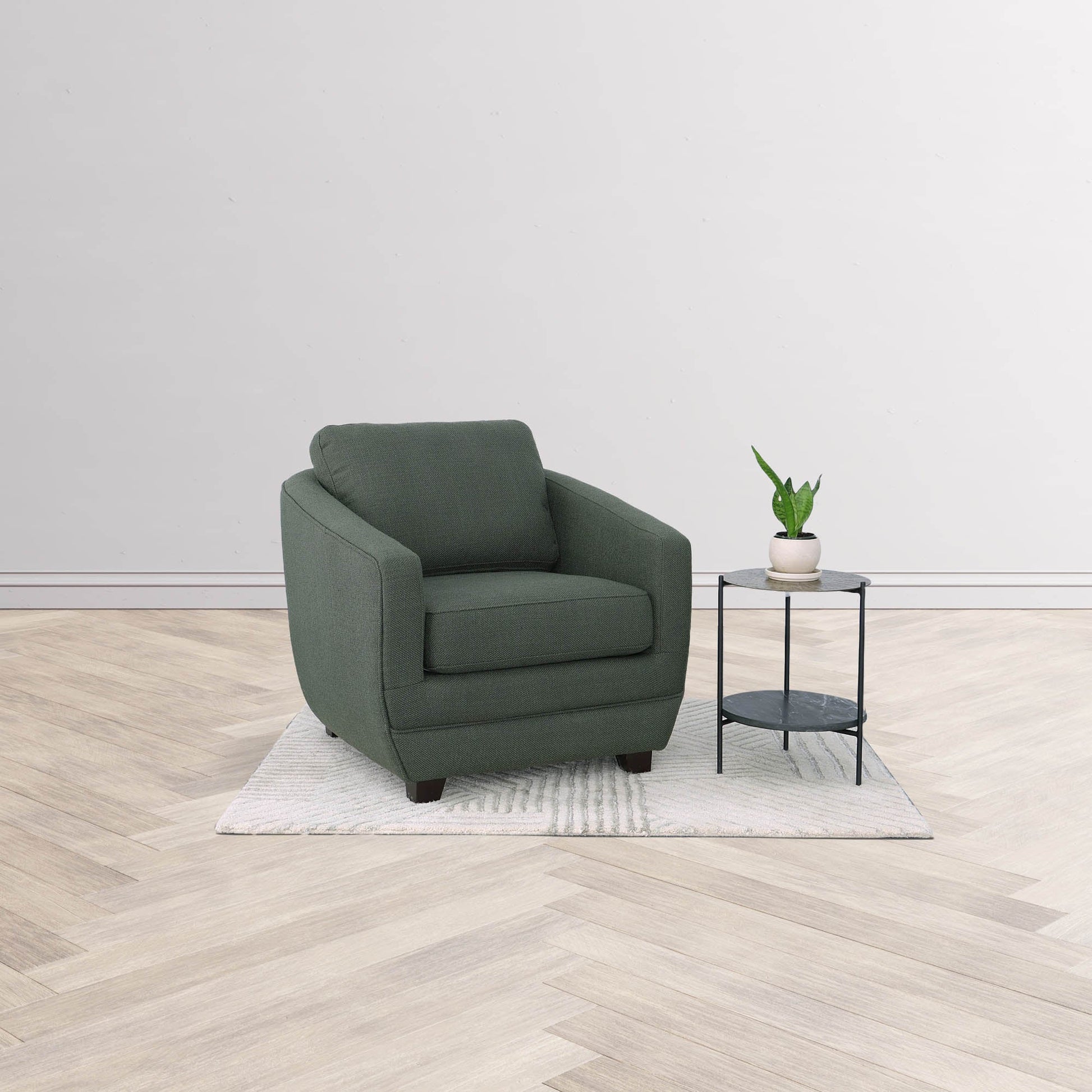 Baltimo Club Chair - Evergreen - Central Designs