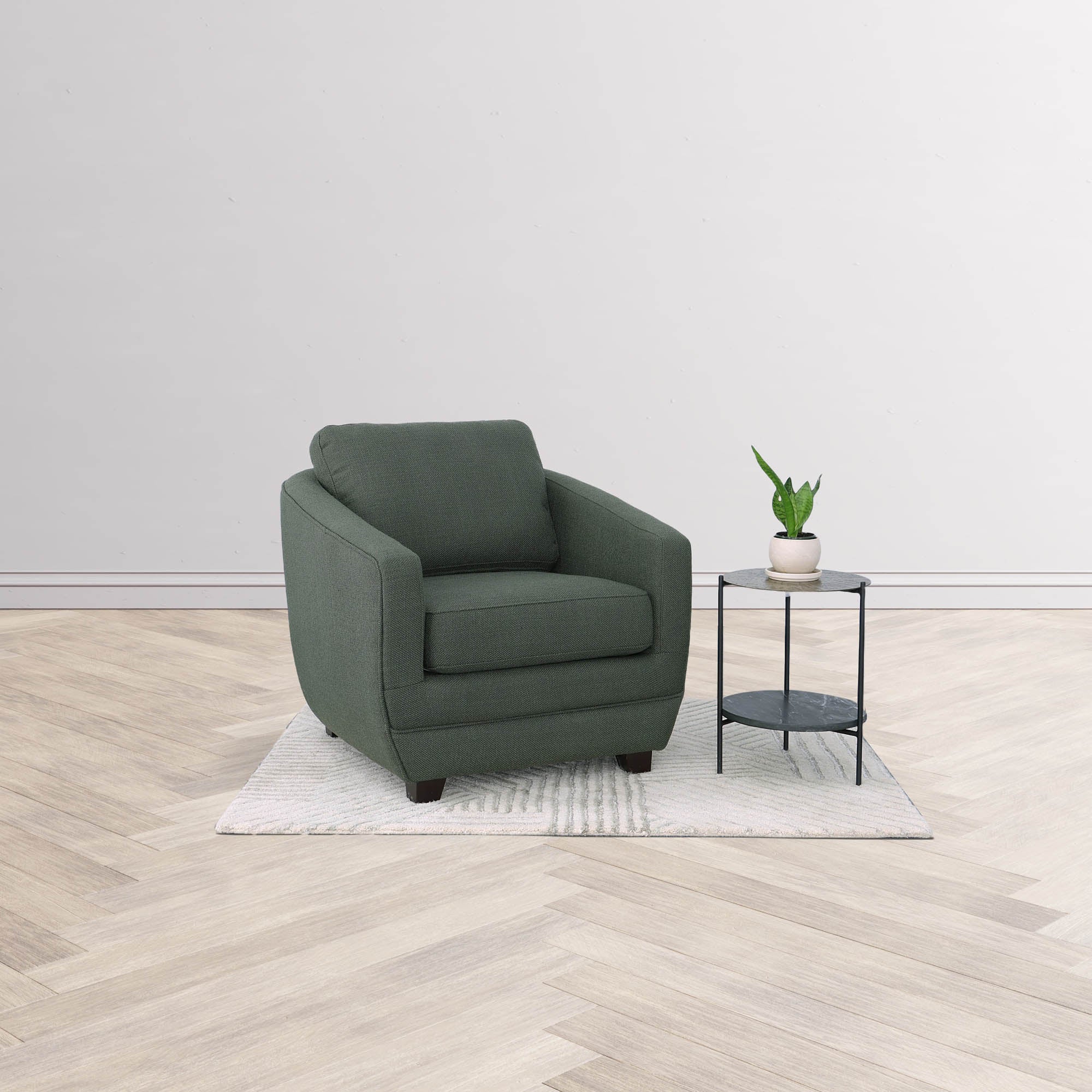 Baltimo Club Chair - Evergreen - Central Designs