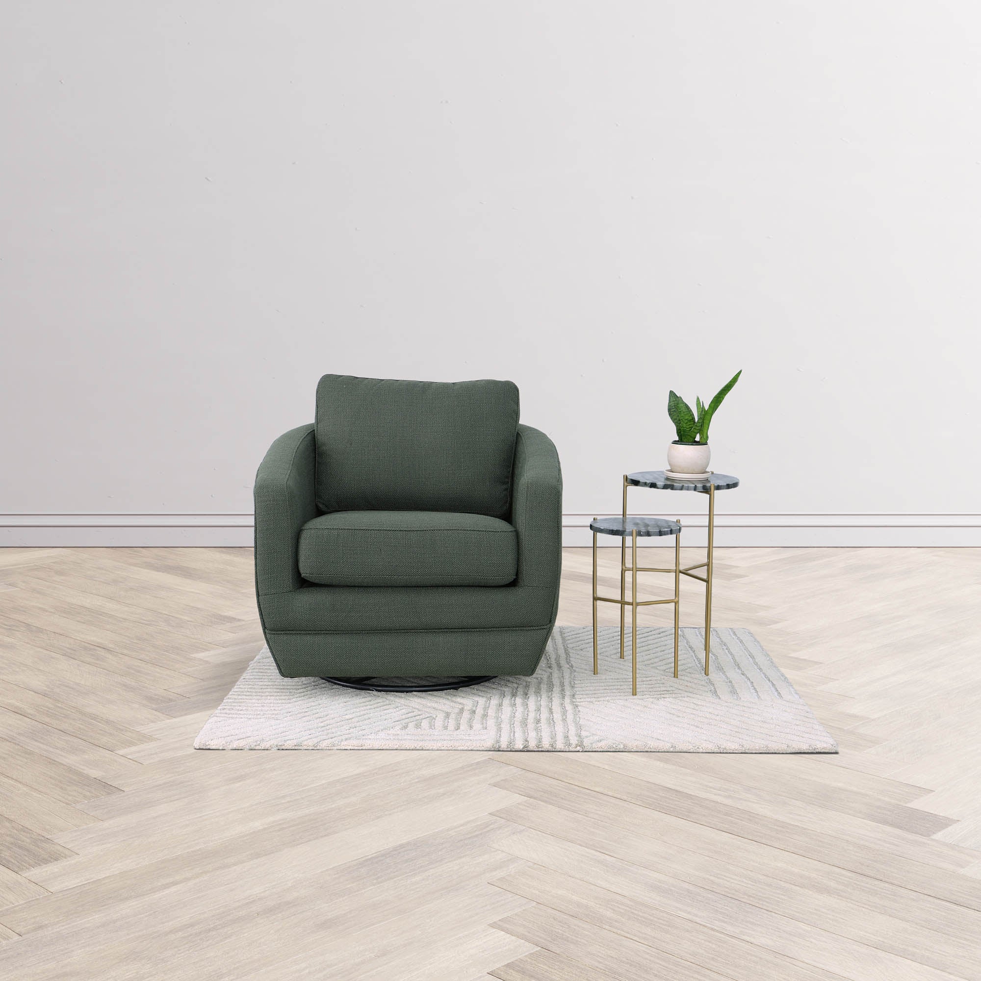 Baltimo Swivel Glider - Evergreen - Central Designs