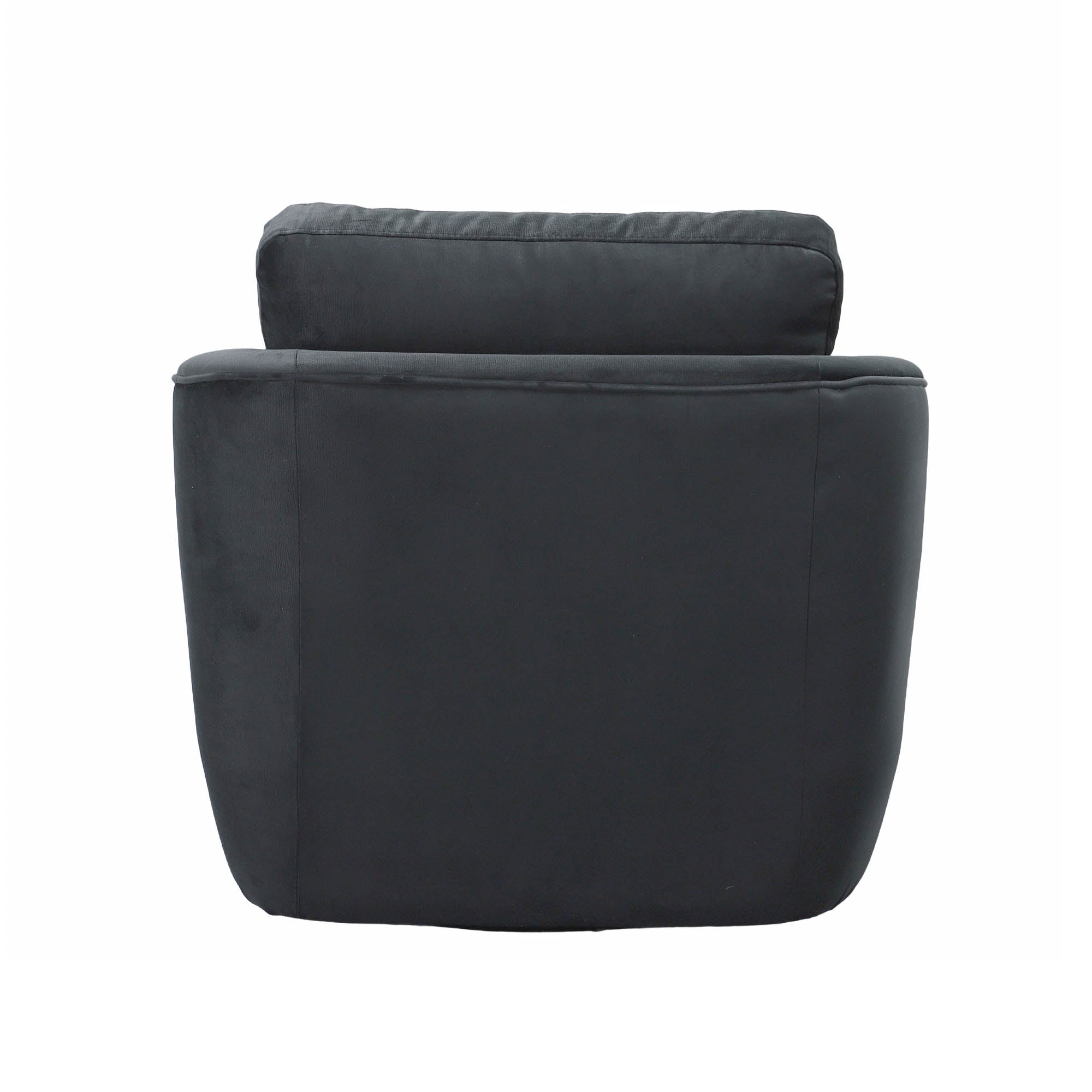 Baltimo Swivel Glider - Velvet Black - Central Designs