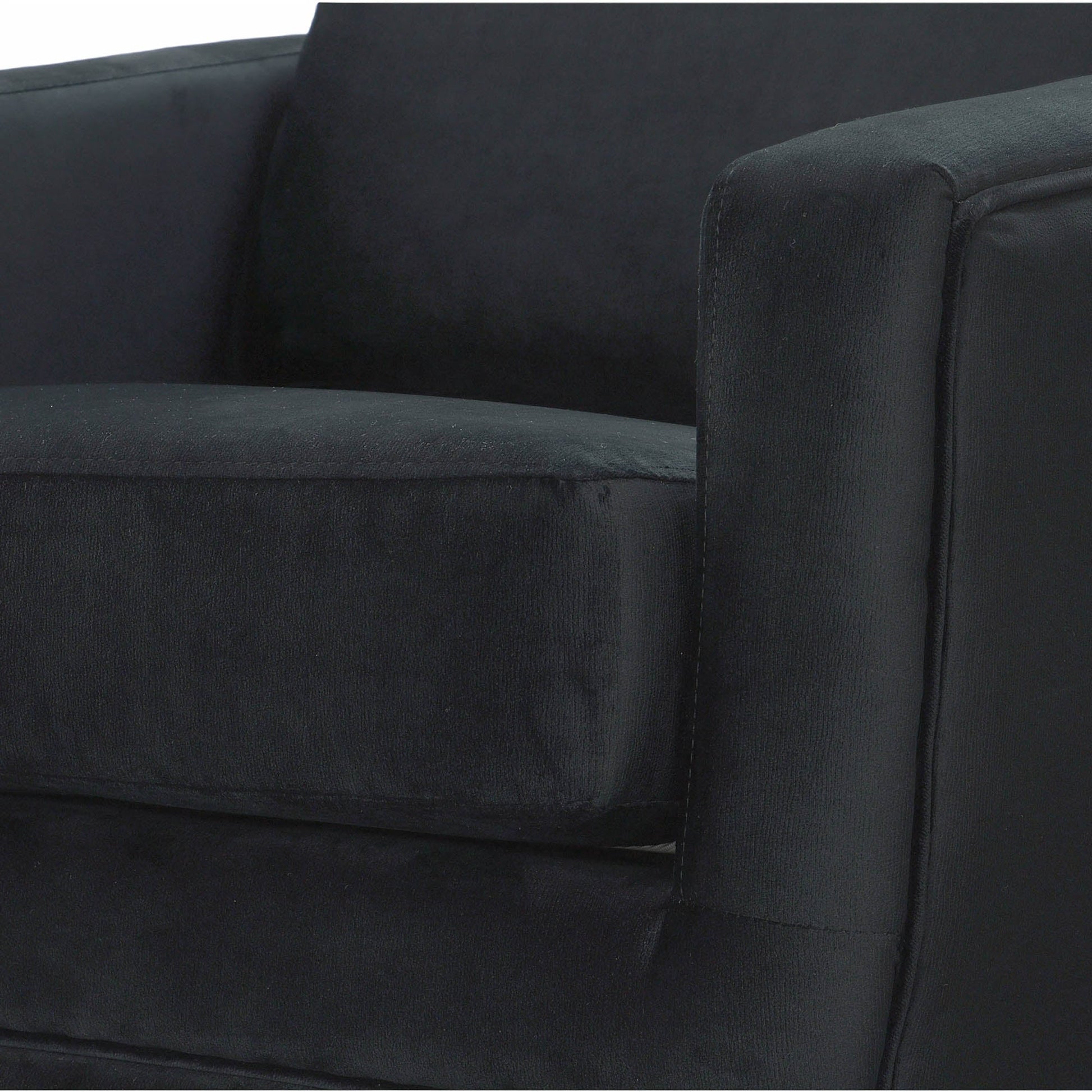 Baltimo Swivel Glider - Velvet Black - Central Designs