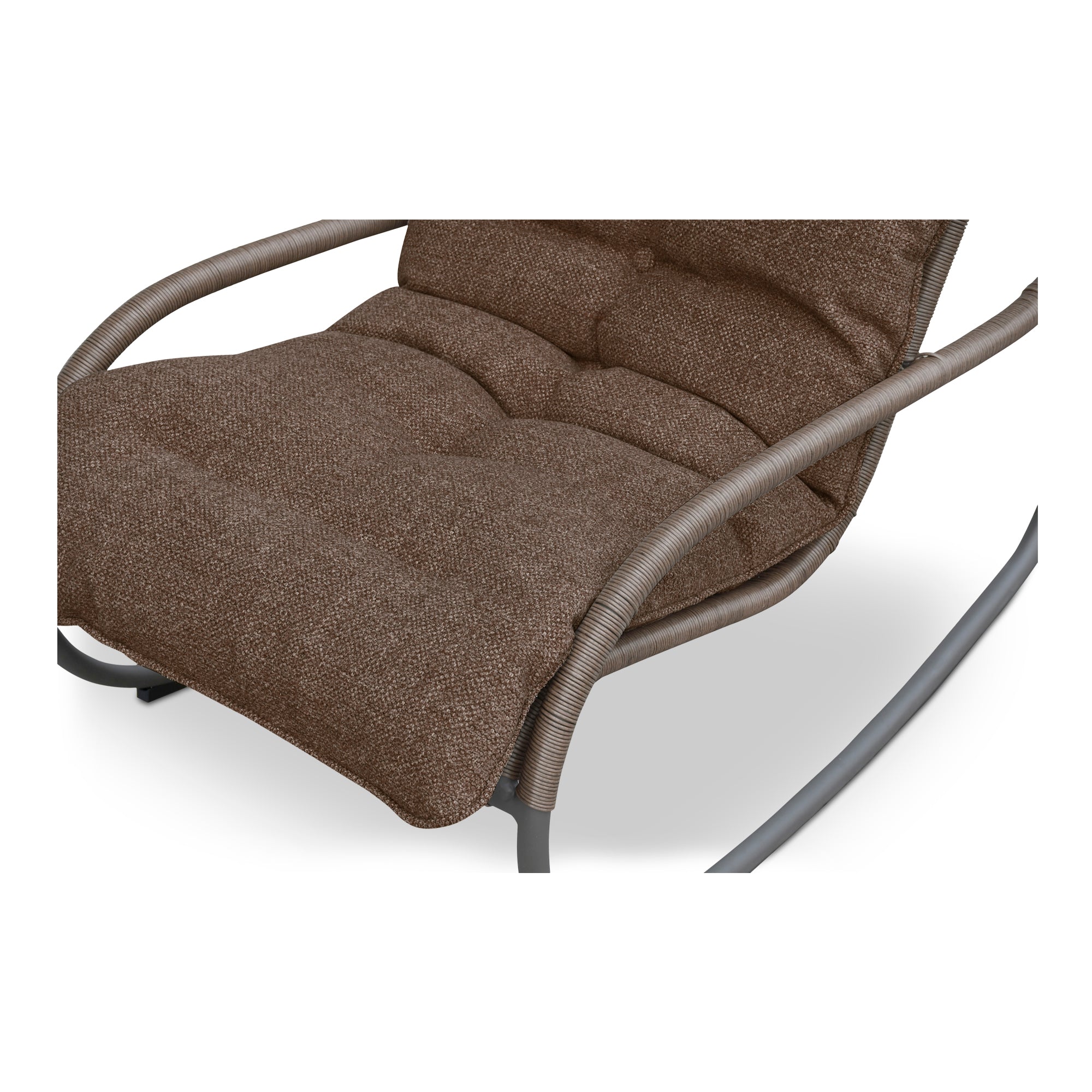 Lyra Outdoor Rocking Chair Brown