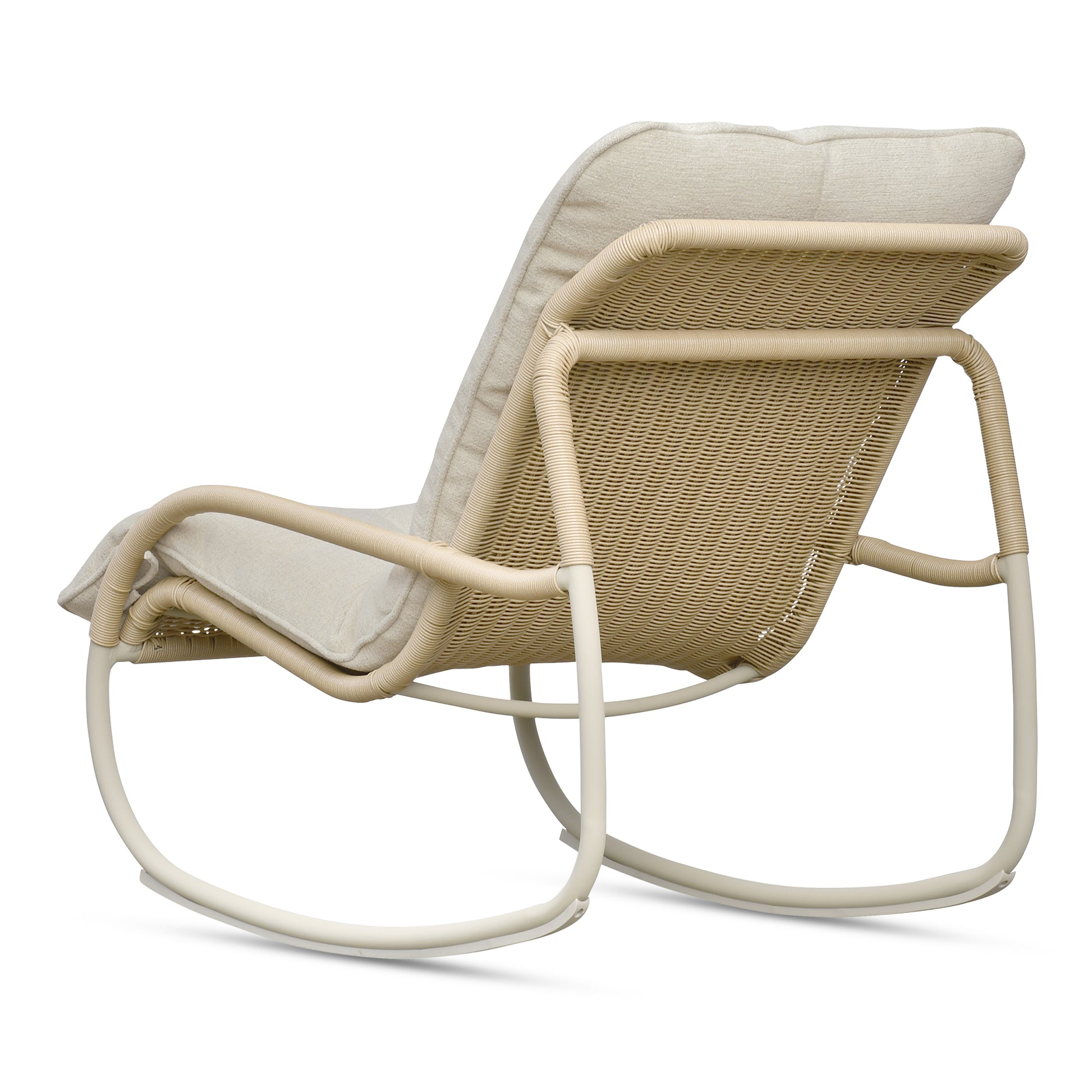 Lyra Outdoor Rocking Chair Beige - Central Designs