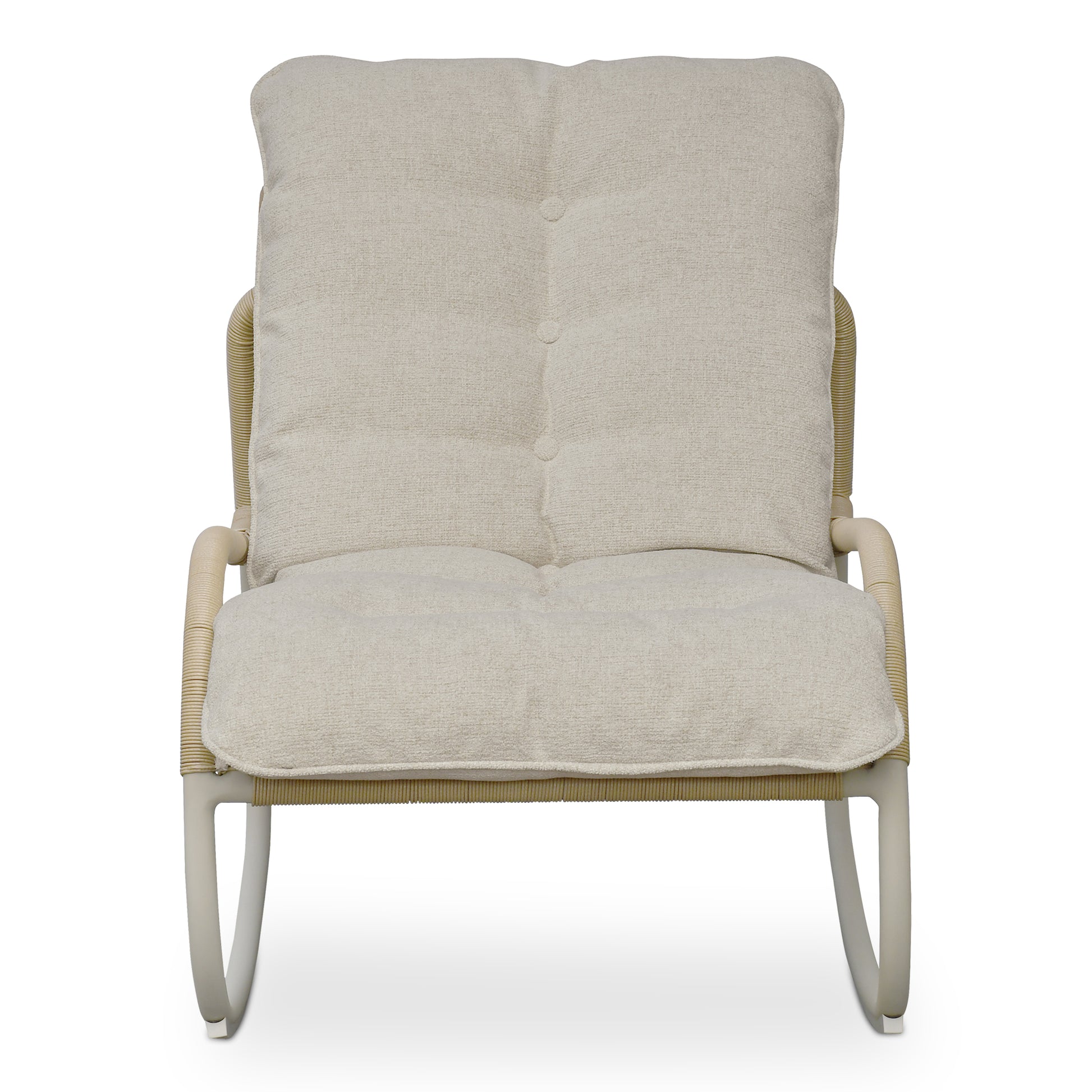 Lyra Outdoor Rocking Chair Beige - Central Designs