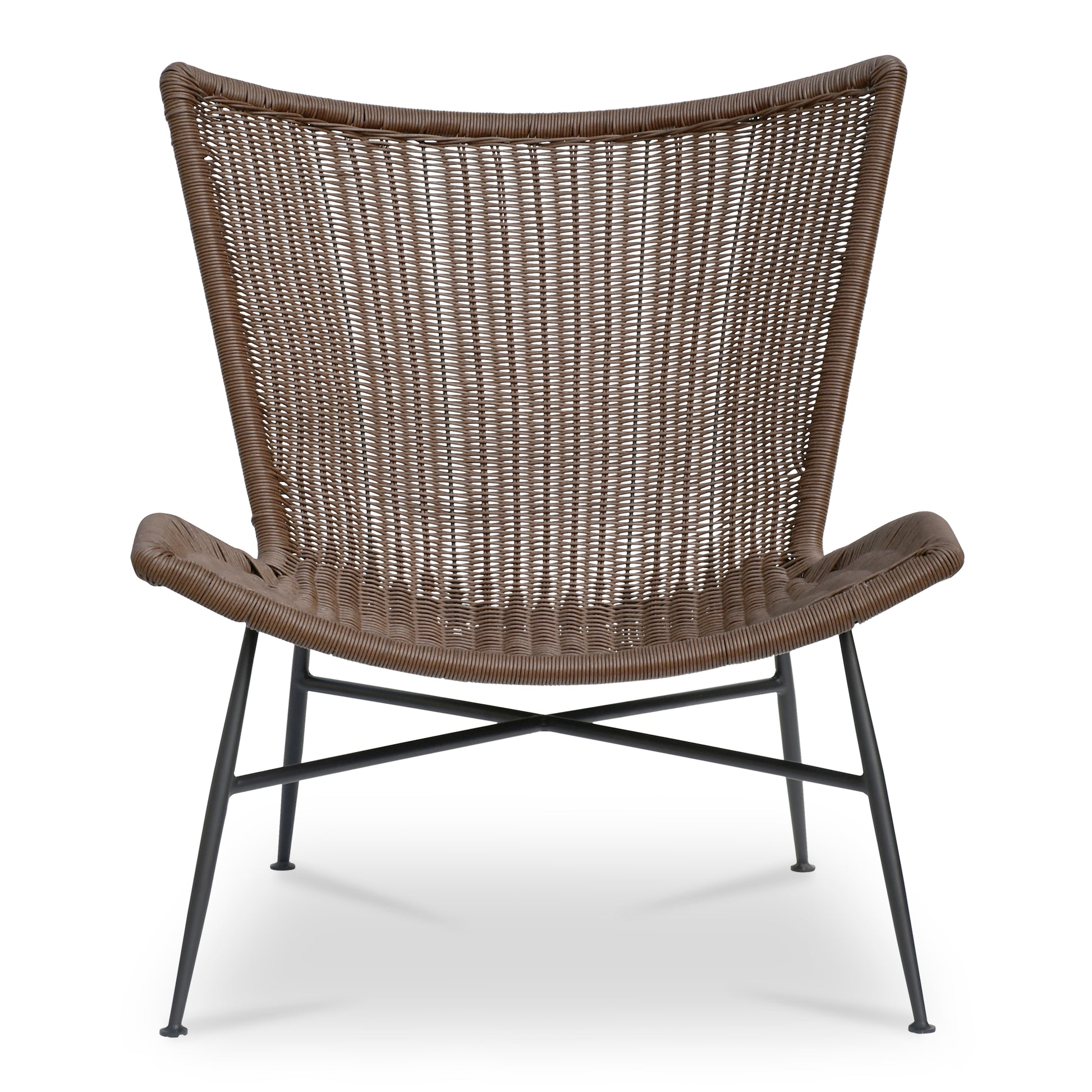 Paige Outdoor Accent Chair Brown - Central Designs